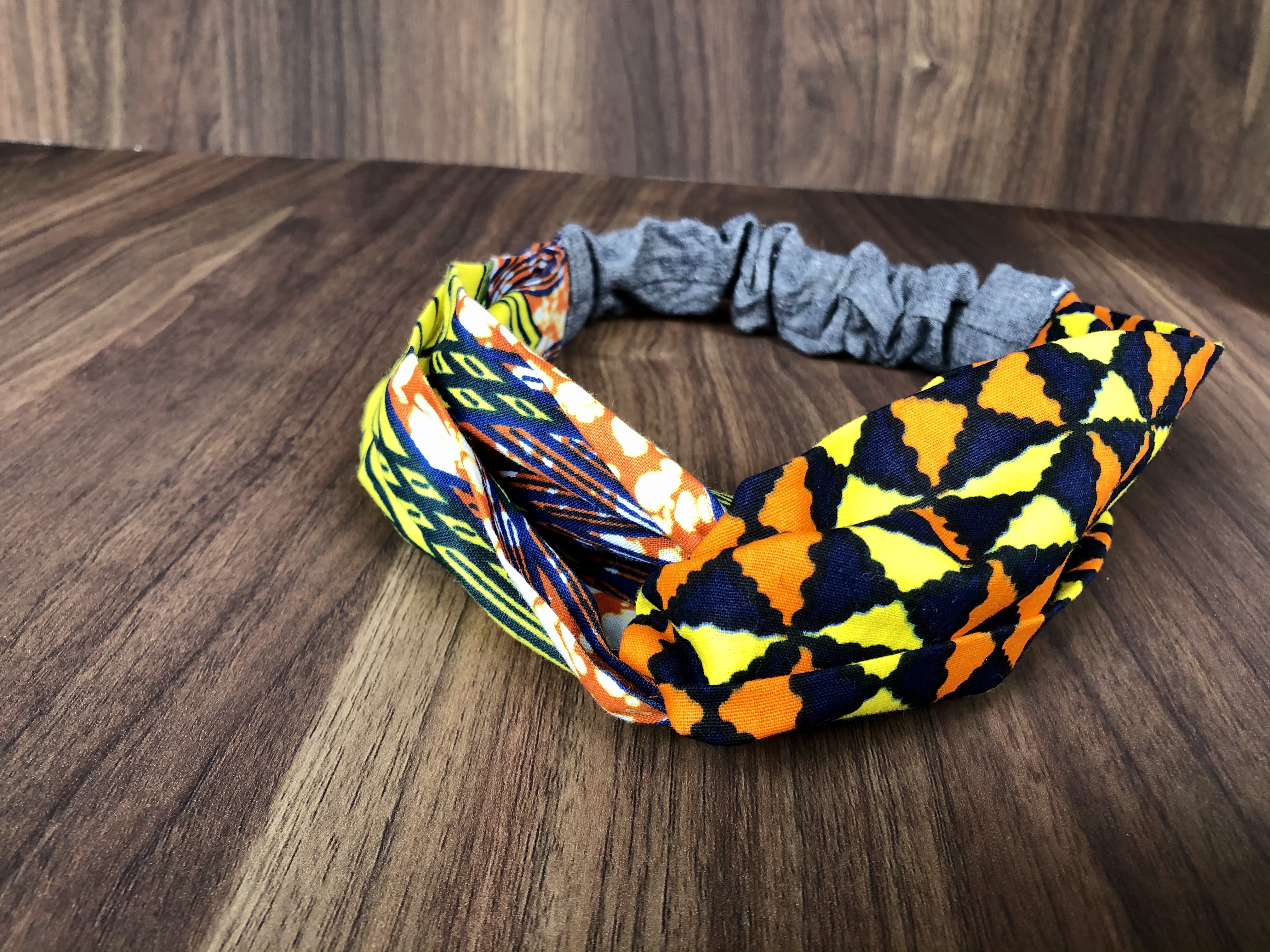 アフリカ布ヘアバンド Iichi ハンドメイド クラフト作品 手仕事品の通販