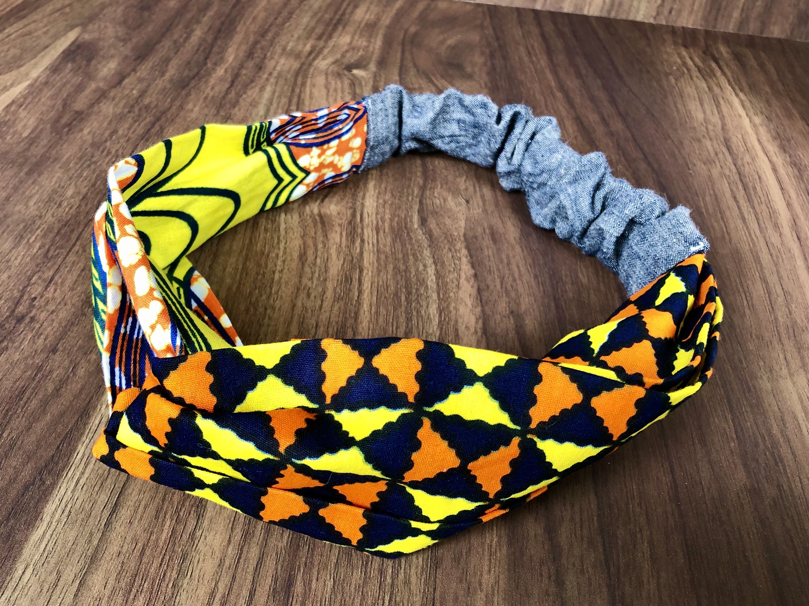 アフリカ布ヘアバンド Iichi ハンドメイド クラフト作品 手仕事品の通販