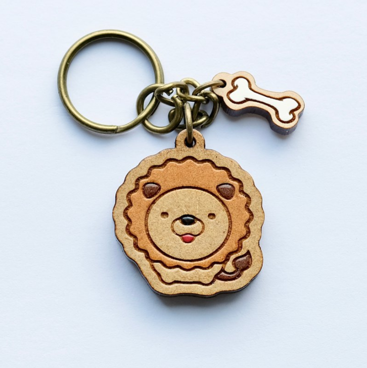 田田製作所 手作り キーホルダー ライオン Iichi ハンドメイド クラフト作品 手仕事品の通販