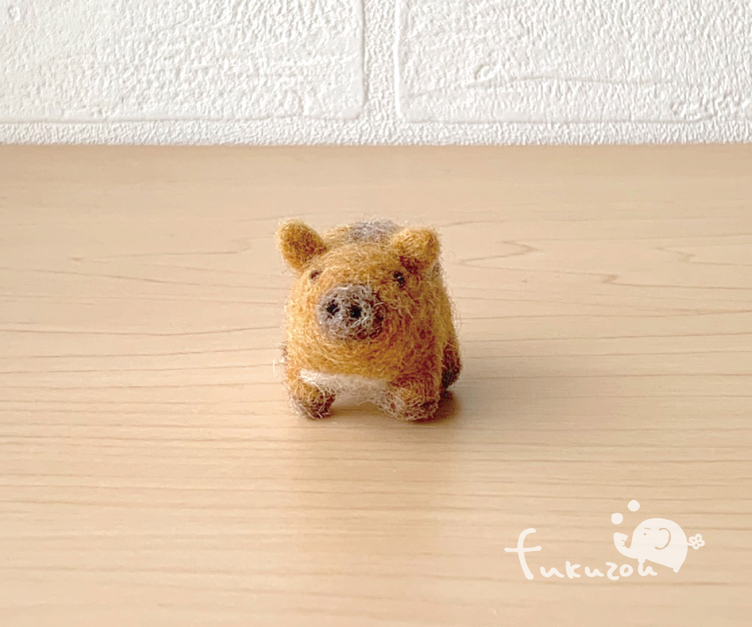 うりぼう フェルトの置物 Iichi ハンドメイド クラフト作品 手仕事品の通販
