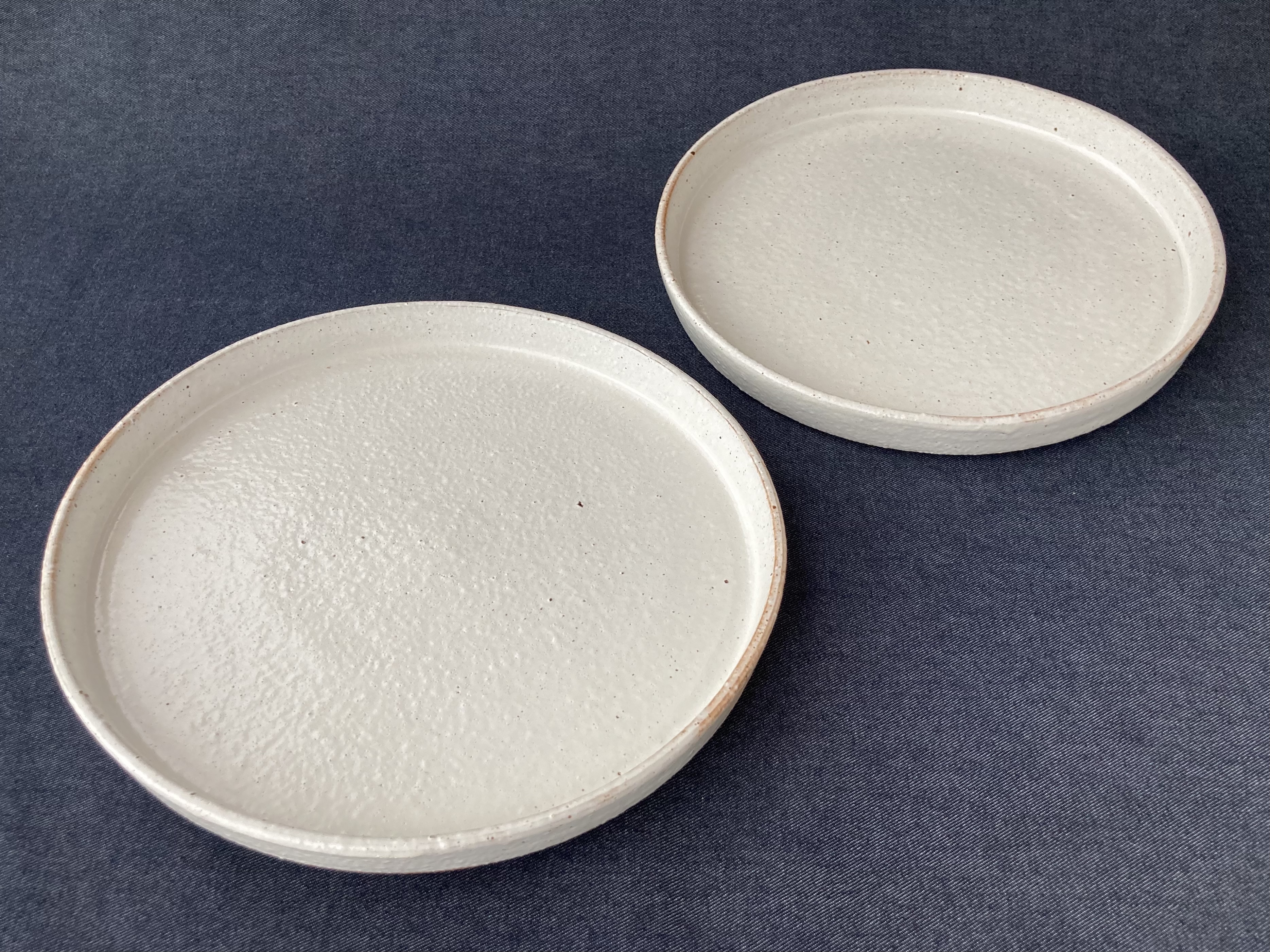 ワンプレート ドラ皿 ２枚セット M Tm 2 Iichi ハンドメイド クラフト作品 手仕事品の通販