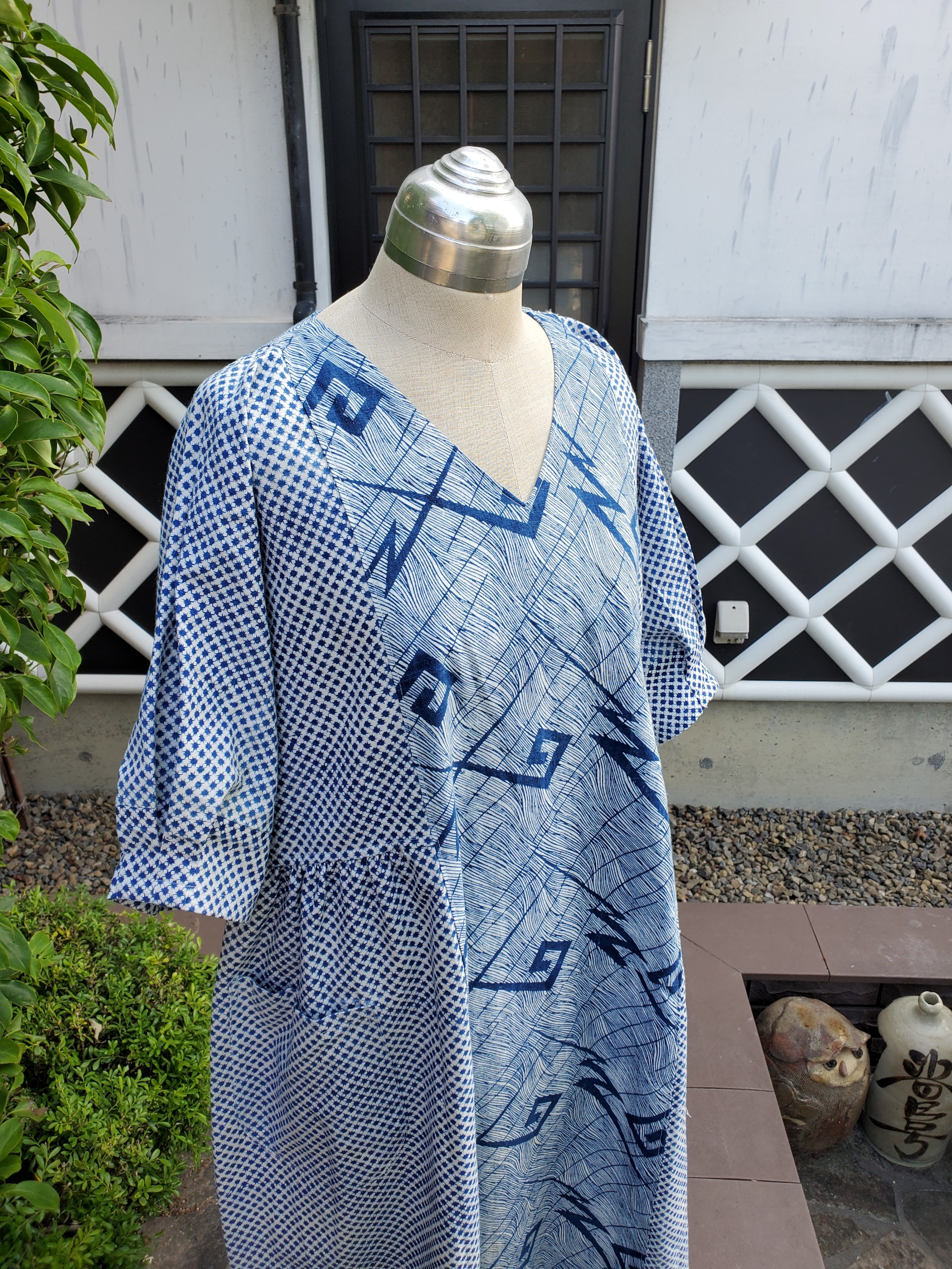着物リメイク 手作り 涼しい 浴衣 ワンピース Iichi ハンドメイド クラフト作品 手仕事品の通販