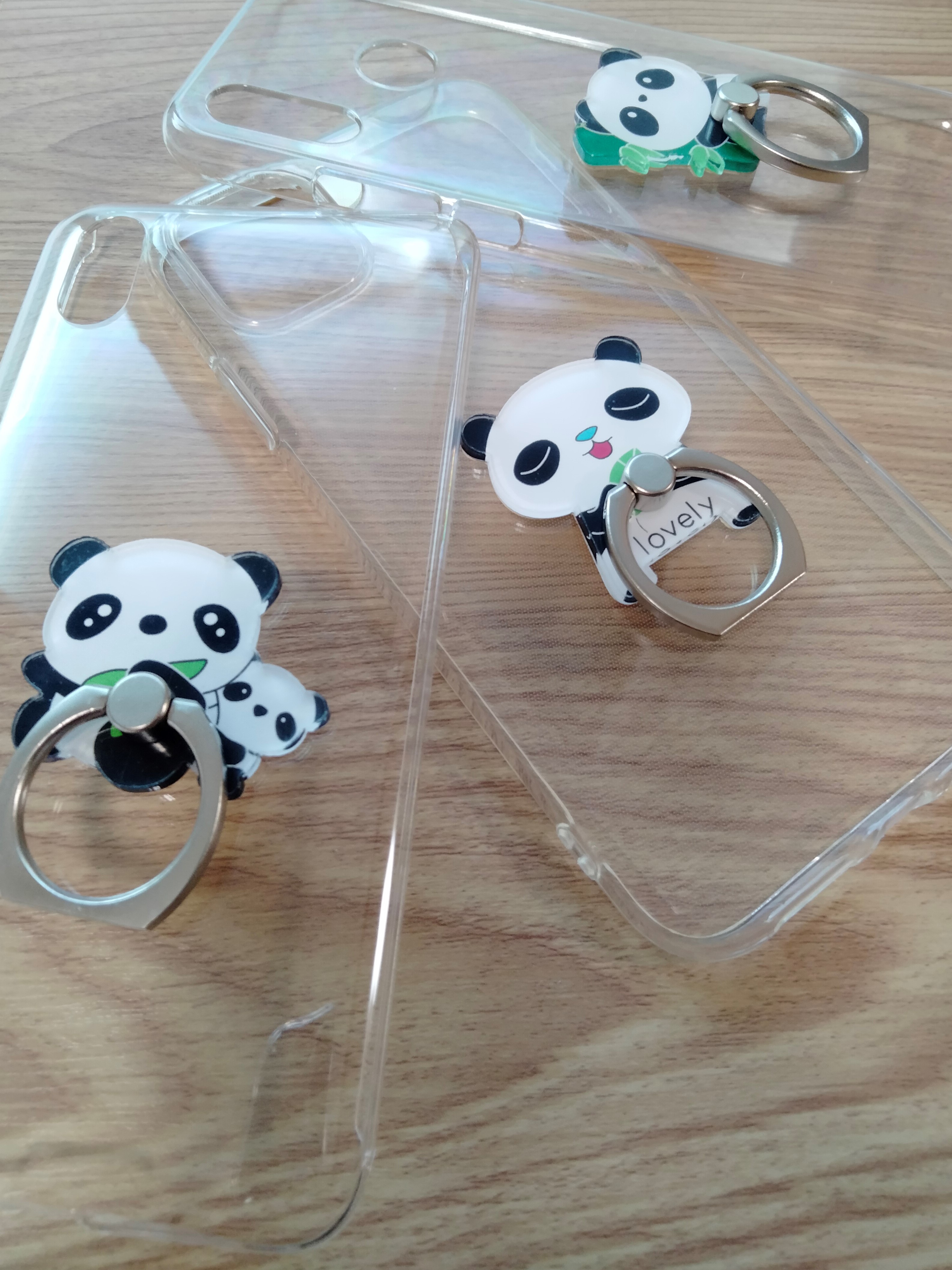 パンダリング付きスマホケース 全機種対応 Iichi ハンドメイド クラフト作品 手仕事品の通販