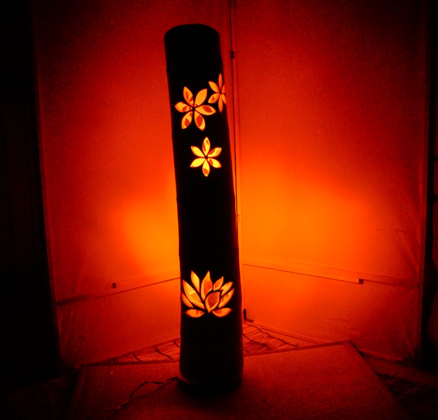 竹ランプ 〜〜揺らぎの炎花〜〜 | iichi ハンドメイド・クラフト作品 