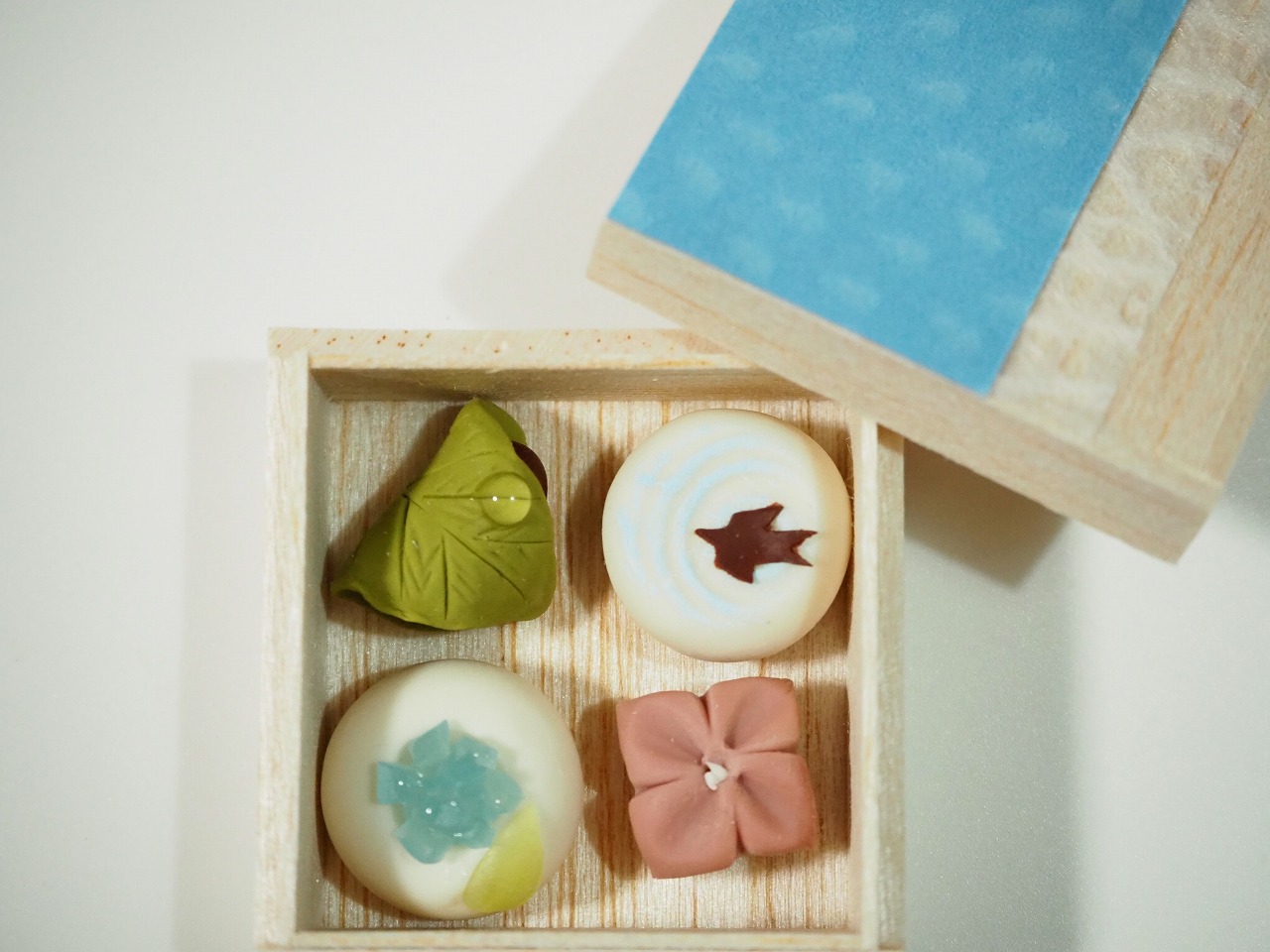 和菓子の詰め合わせ 紫陽花 Iichi ハンドメイド クラフト作品 手仕事品の通販