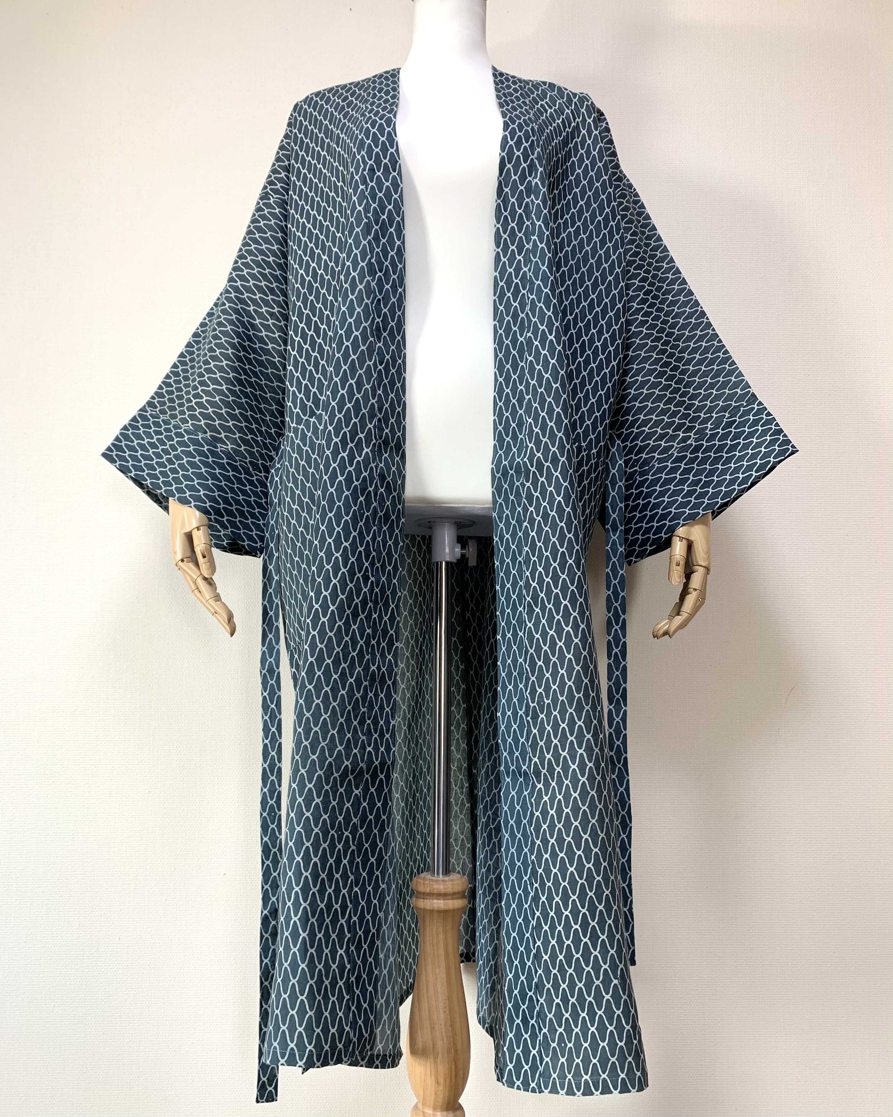 着物リメイク羽織 男女兼用 Iichi ハンドメイド クラフト作品 手仕事品の通販