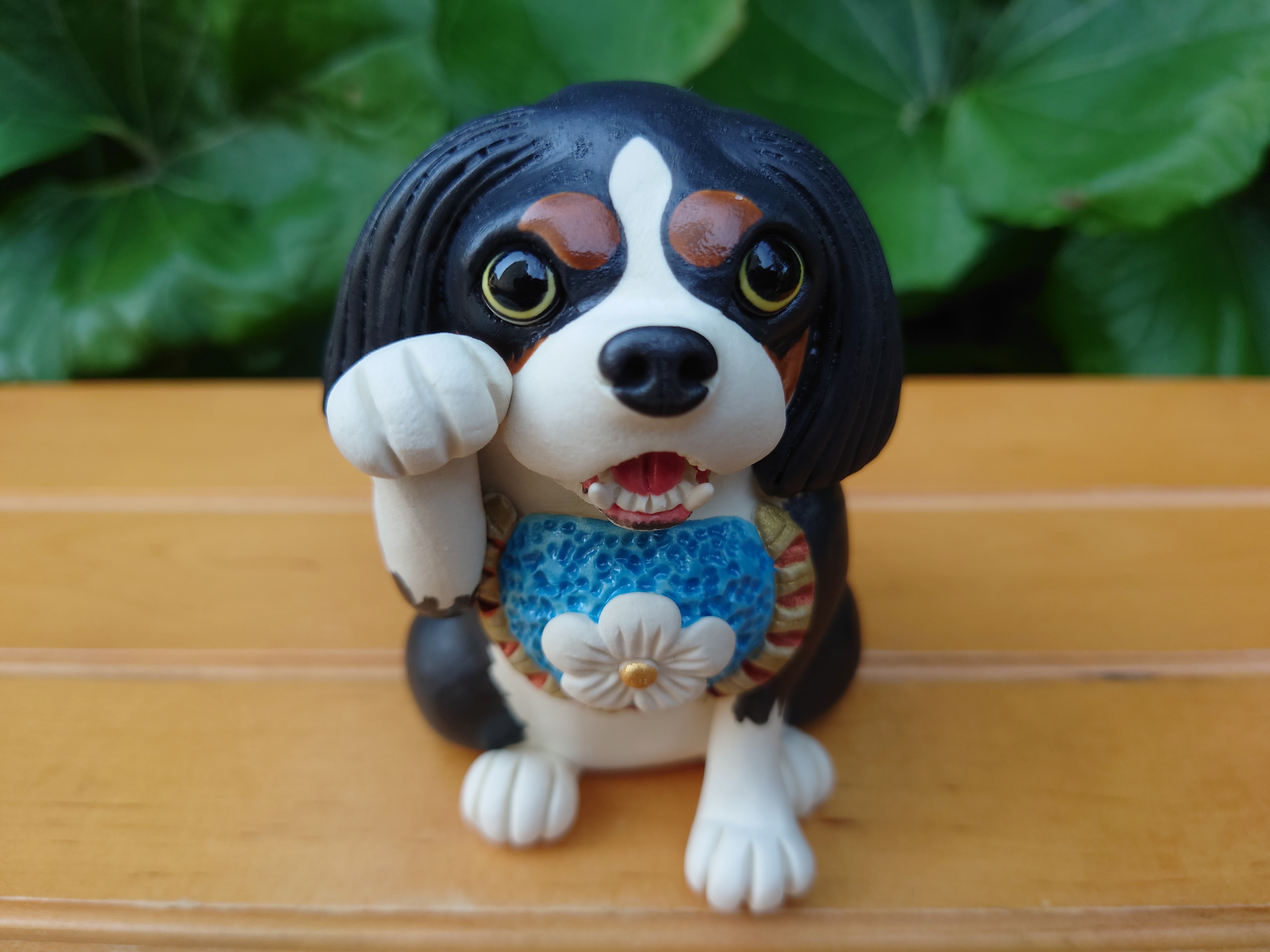 招き犬 キャバリア 金運アップ Iichi ハンドメイド クラフト作品 手仕事品の通販