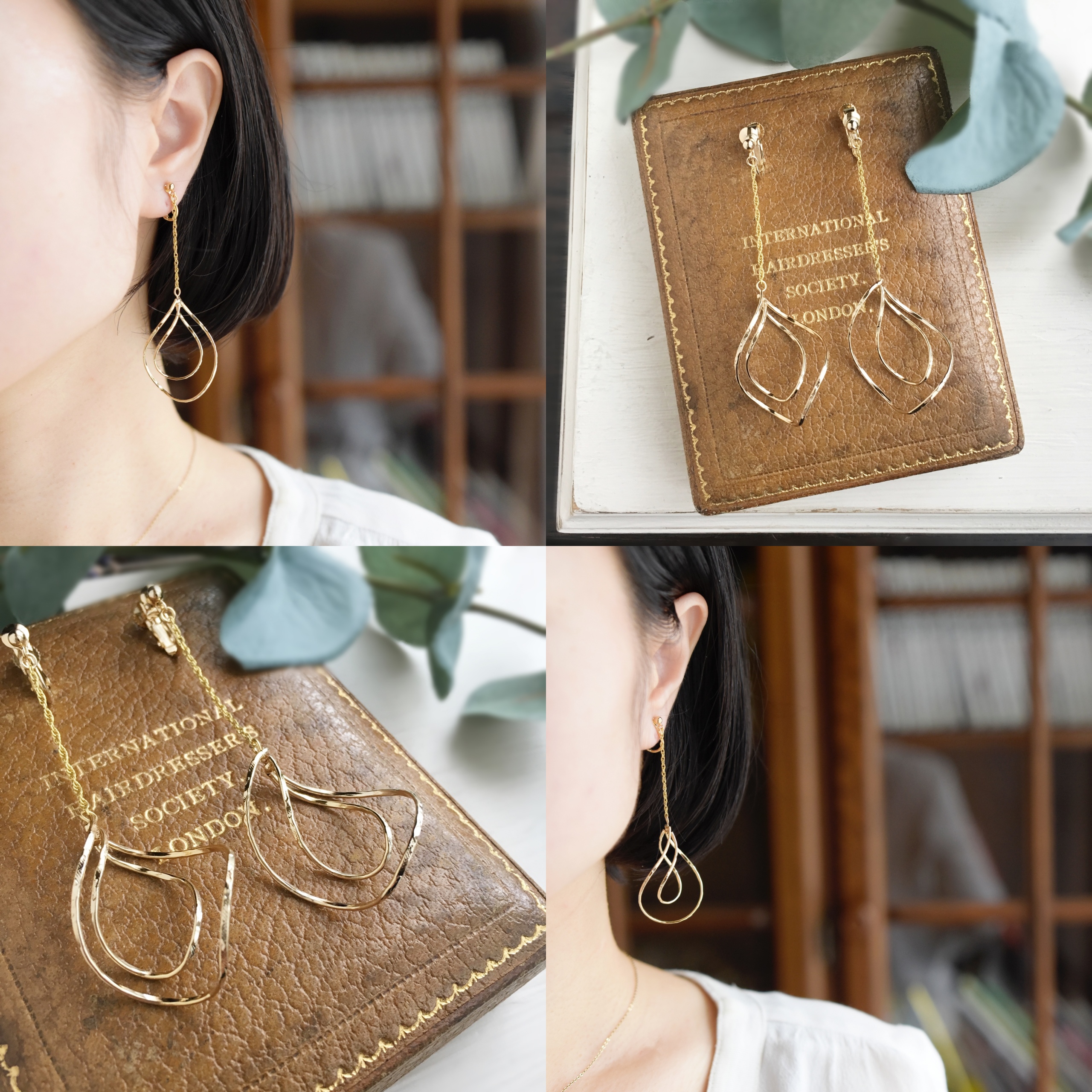 イヤリング プラネタリーリング ロング Iichi ハンドメイド クラフト作品 手仕事品の通販 イヤリング プラネタリーリング ロング Iichi ハンドメイド クラフト作品 手仕事品の通販