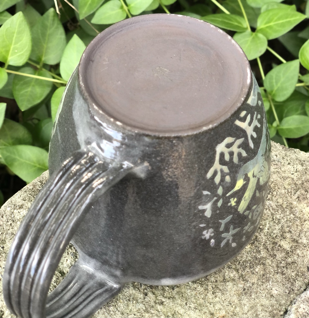 マグカップ Kakiotoshi Black 湖畔の景色 Iichi ハンドメイド クラフト作品 手仕事品の通販