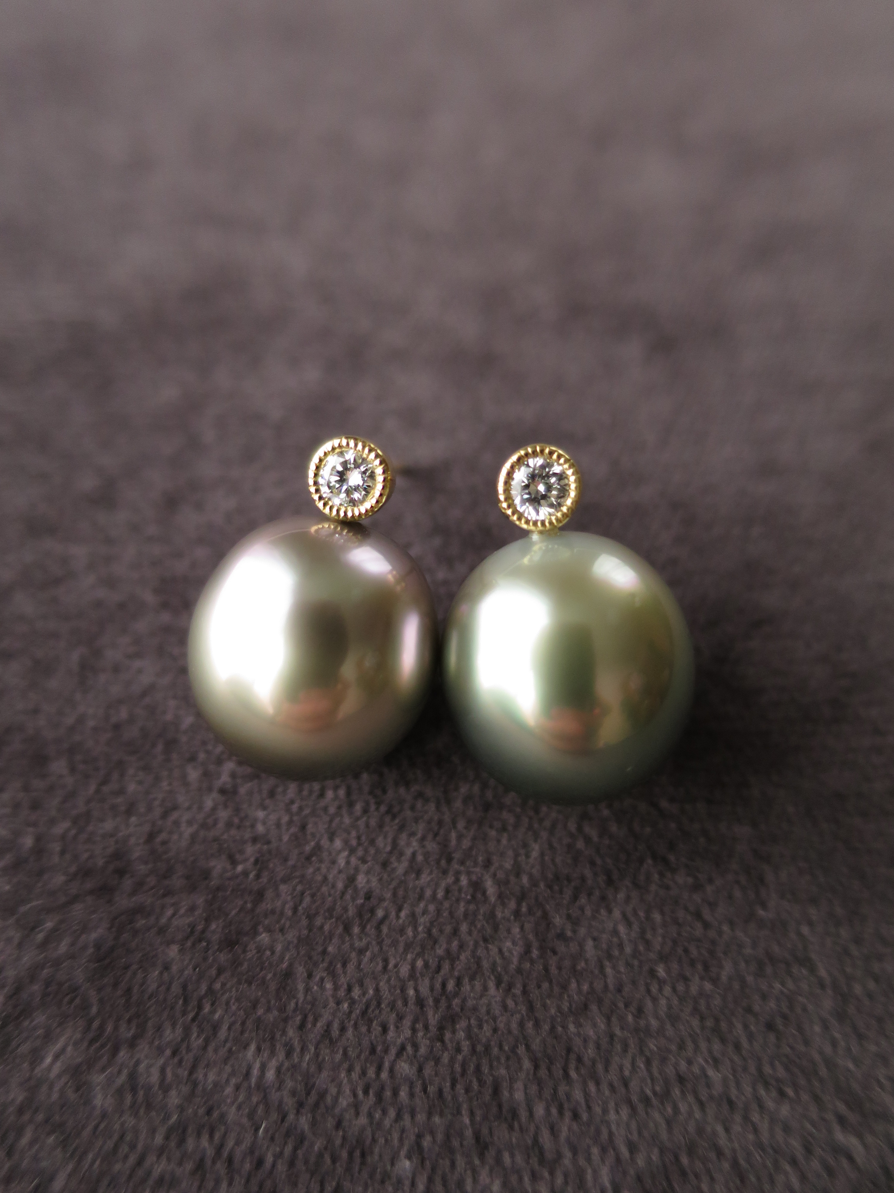 熱販売 パールダイヤモンドピアス opri.sg