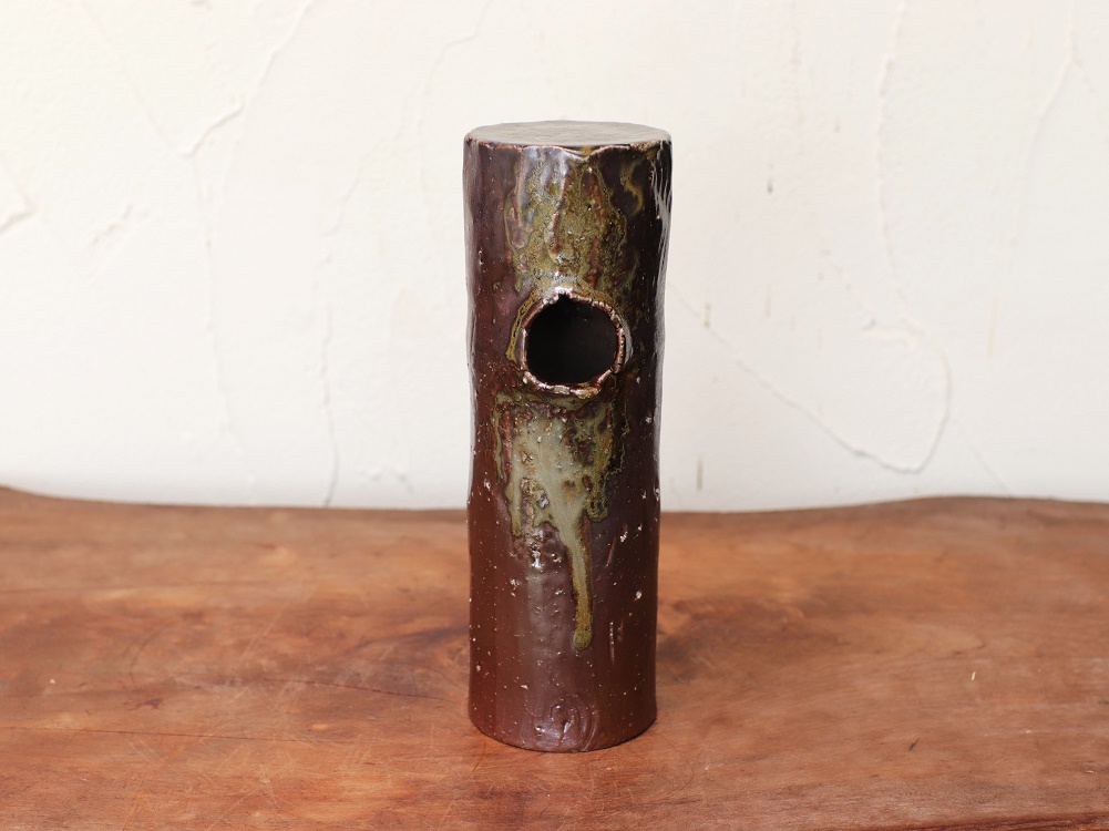 備前焼 掛花入 h3-076 | iichi ハンドメイド・クラフト作品・手仕事品