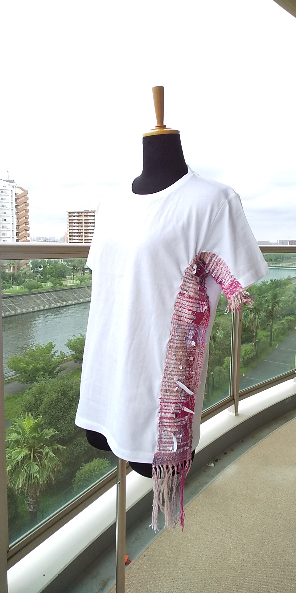 一点ものtシャツ 白 Iichi ハンドメイド クラフト作品 手仕事品の通販