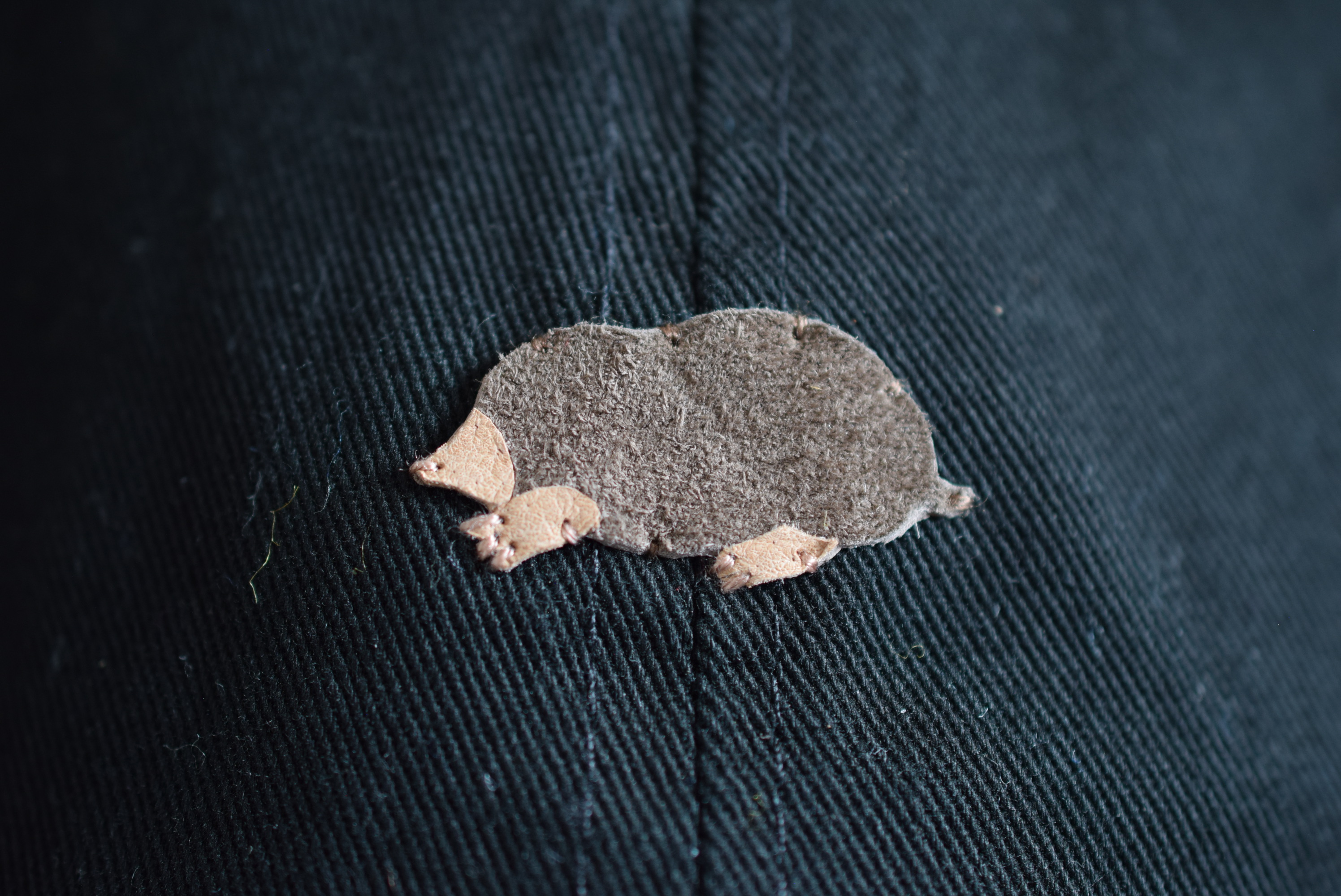 Sale キャップ モグラ 黒 Iichi ハンドメイド クラフト作品 手仕事品の通販