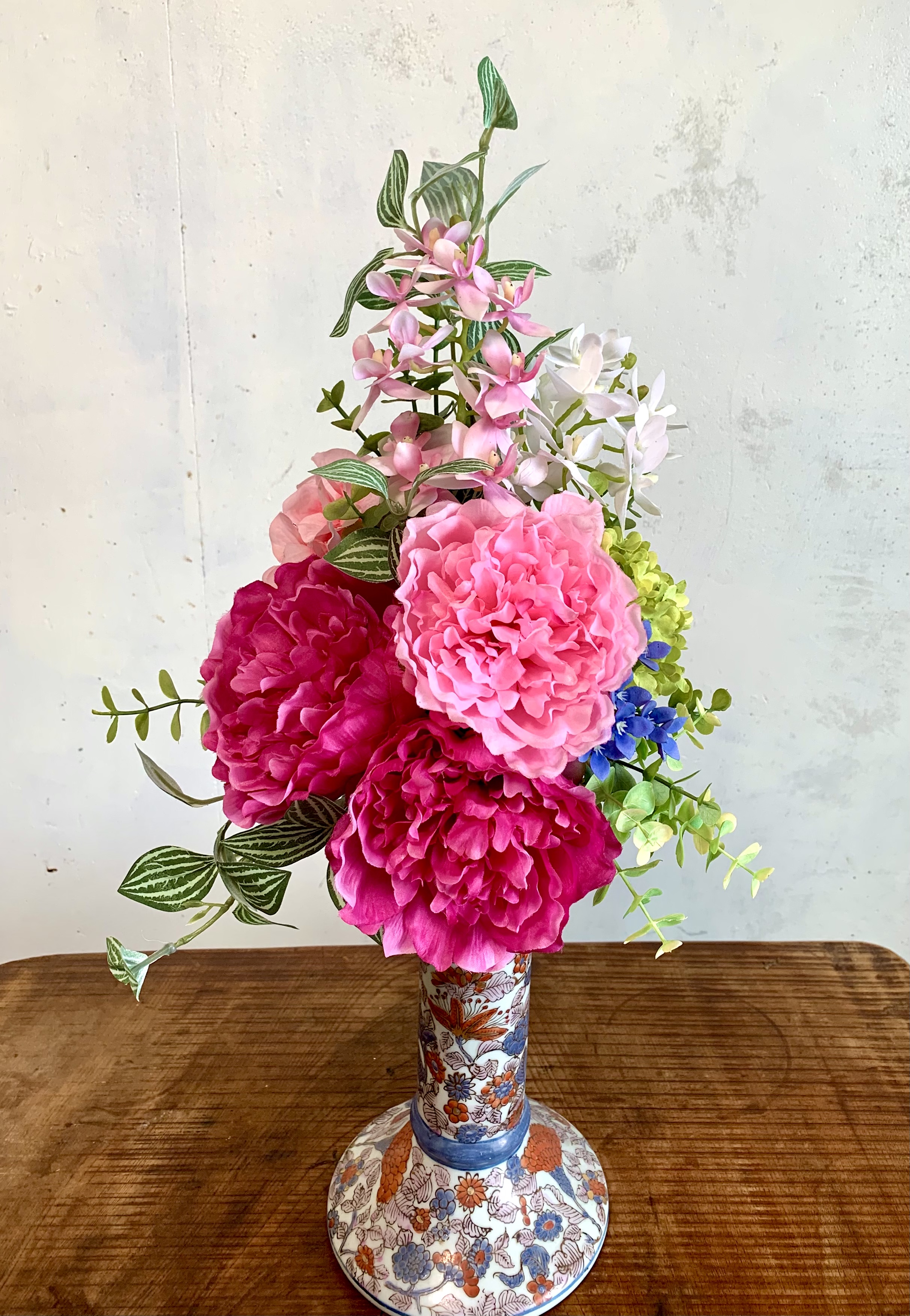 仏花 華やか芍薬mix 左スタイル Iichi ハンドメイド クラフト作品 手仕事品の通販