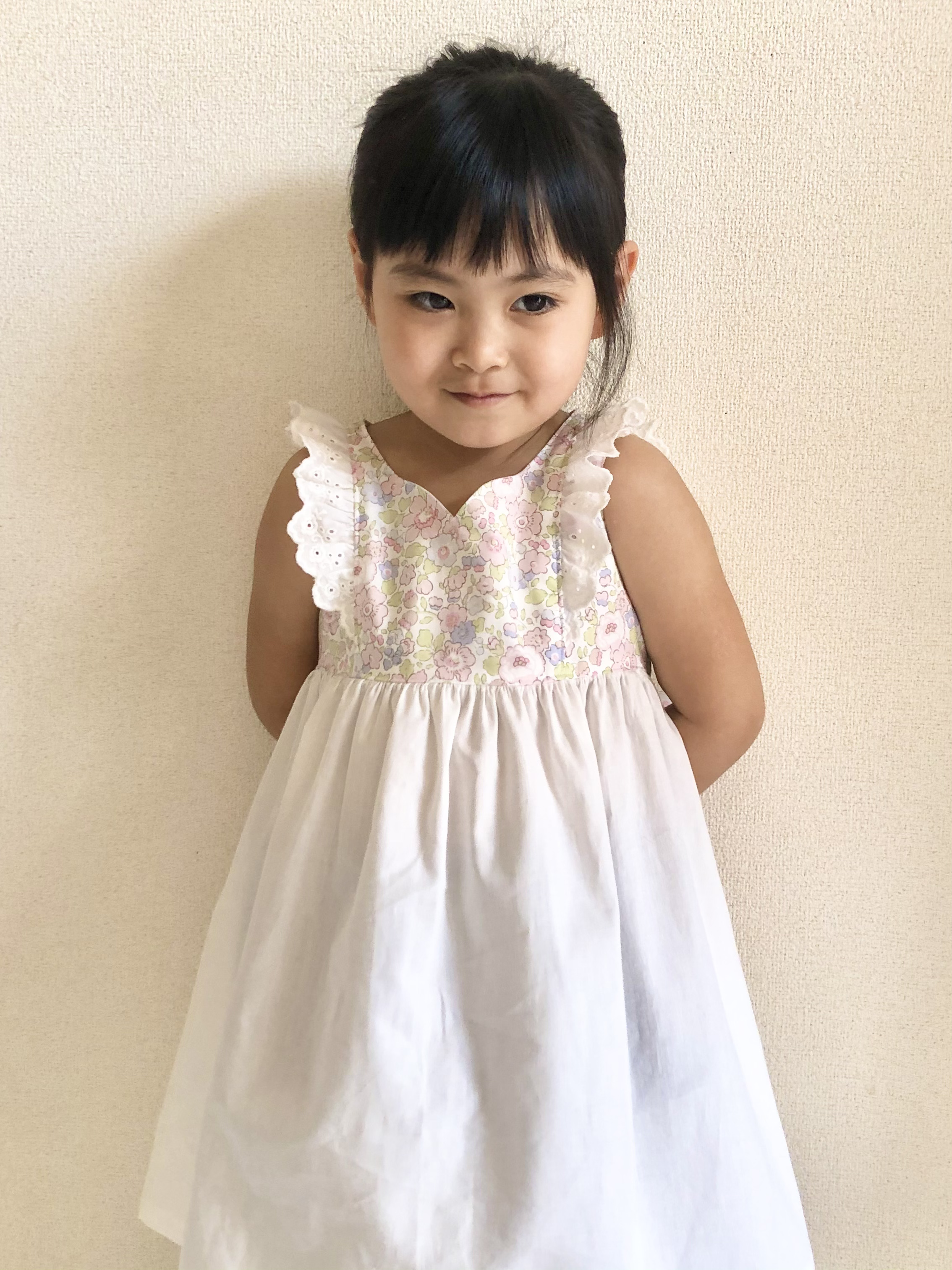 ハートネックワンピース 70 90cm Iichi ハンドメイド クラフト作品 手仕事品の通販