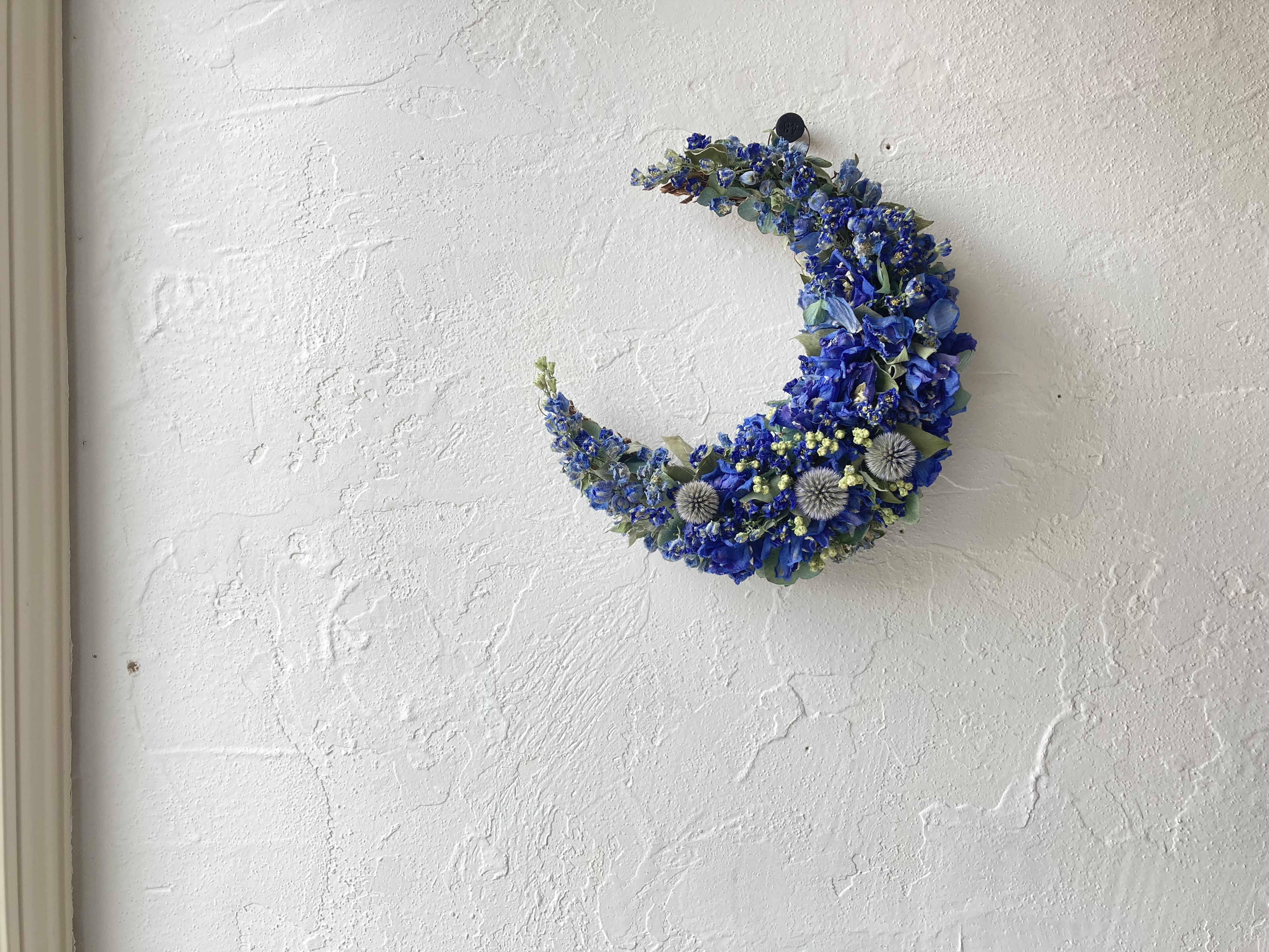 静かな夜の月s Blue Crescent Iichi ハンドメイド クラフト作品 手仕事品の通販