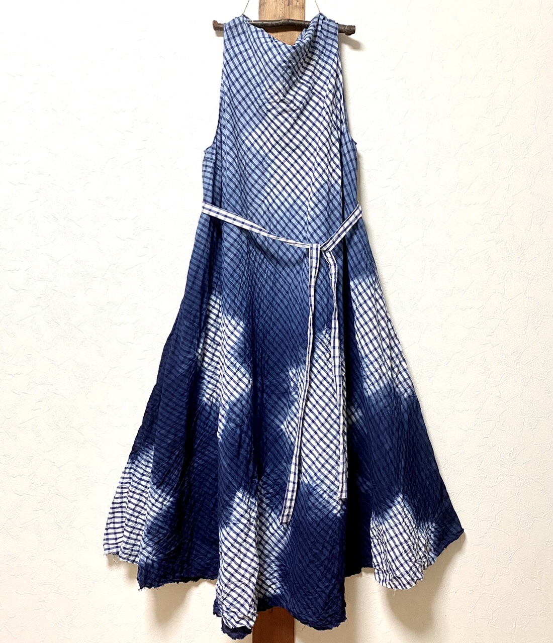 天然藍 星のグラデーション 浴衣 反物 ワンピース Iichi ハンドメイド クラフト作品 手仕事品の通販