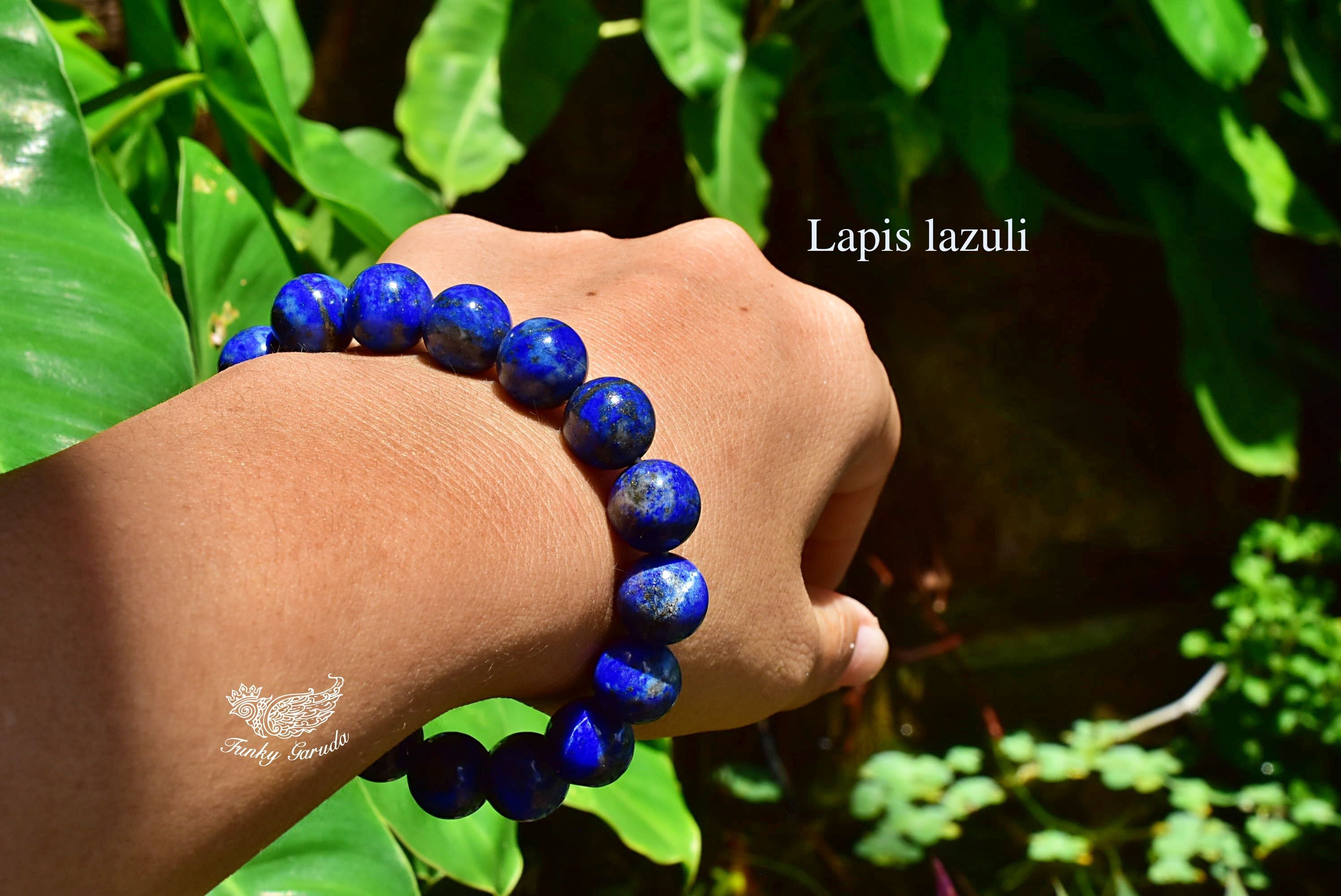 タイより発送 群青色の惑星 ラピスラズリ ブレスレット Lapb003 Iichi ハンドメイド クラフト作品 手仕事品の通販