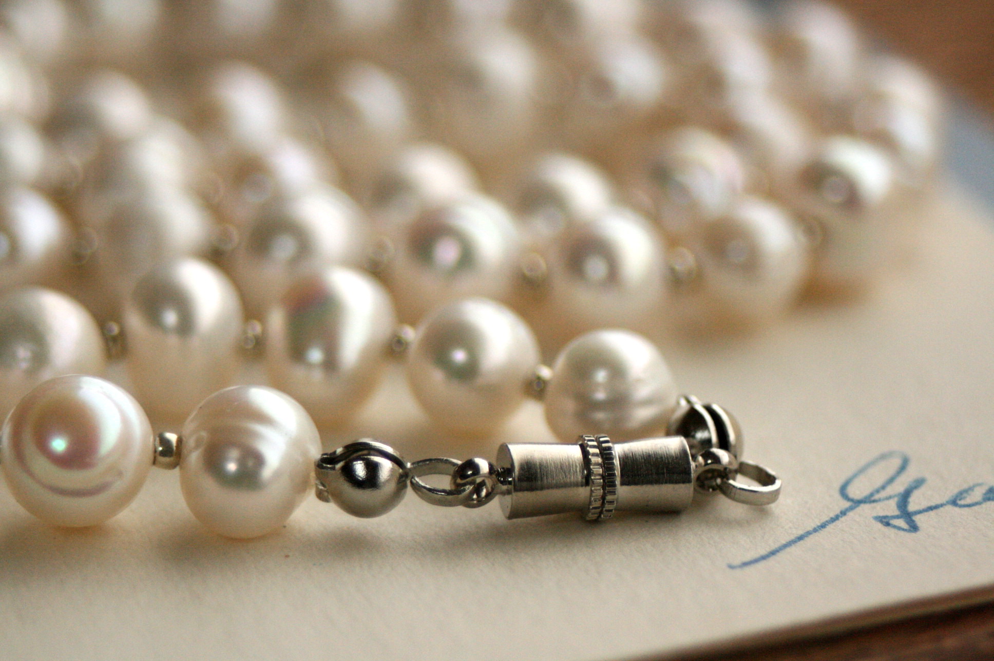 脱着楽々大粒不揃い淡水バロックパール ネックレス ブライダル ウエディング 卒業式 入学式 卒園式 入園式 結婚式 不揃いパール Iichi ハンドメイド クラフト作品 手仕事品の通販