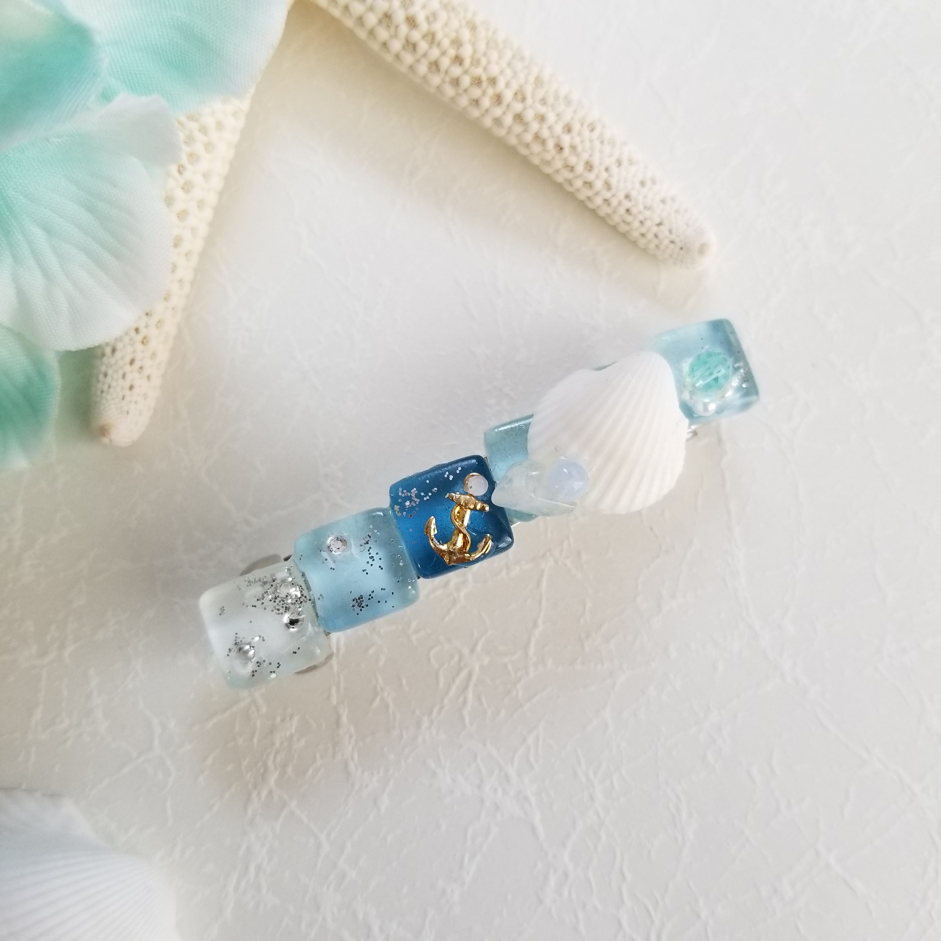 海の声が聞こえる貝殻のバレッタ Iichi ハンドメイド クラフト作品 手仕事品の通販 海の声が聞こえる貝殻のバレッタ Iichi ハンドメイド クラフト作品 手仕事品の通販