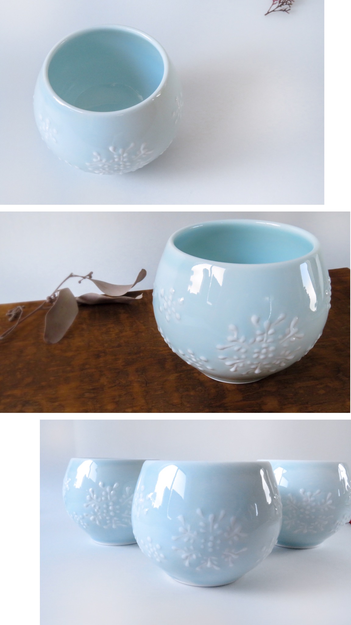 有田焼 青磁結晶紋の丸々カップ Iichi ハンドメイド クラフト作品 手仕事品の通販 有田焼 青磁結晶紋の丸々カップ Iichi ハンドメイド クラフト作品 手仕事品の通販