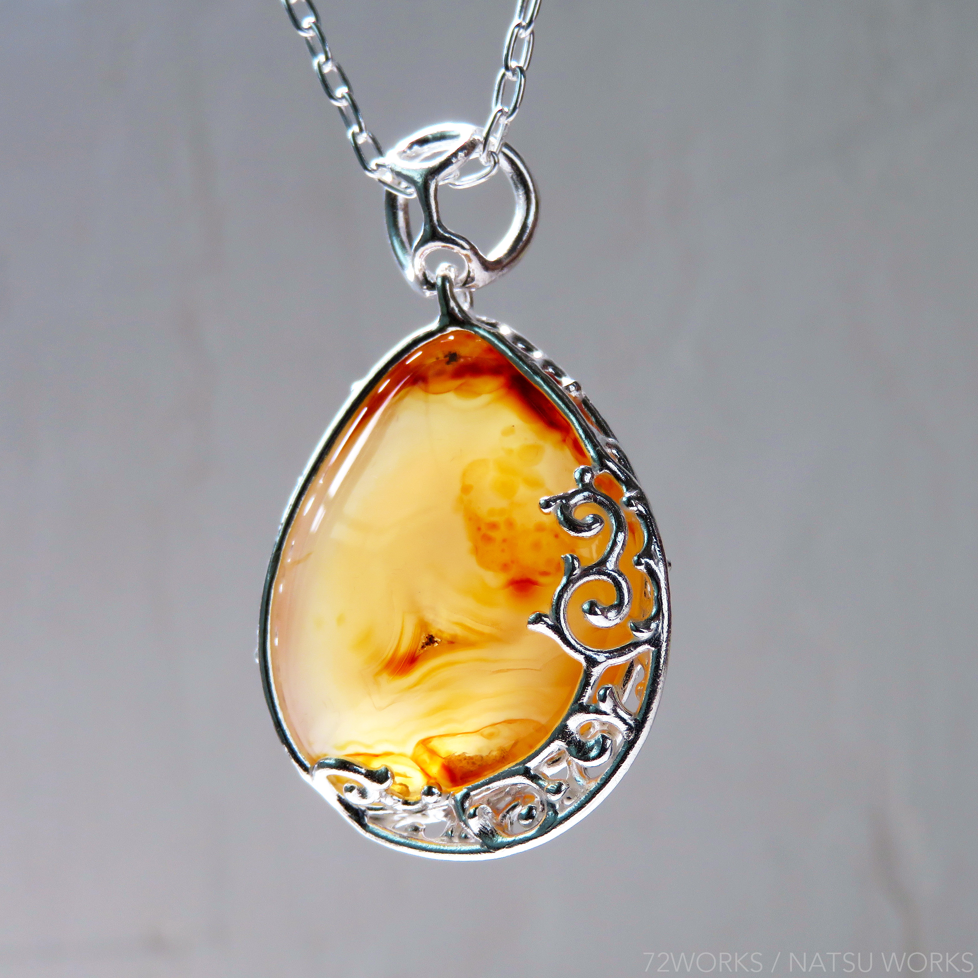 水入り瑪瑙 ネックレス ＊ Enhydro Agate Necklace | iichi
