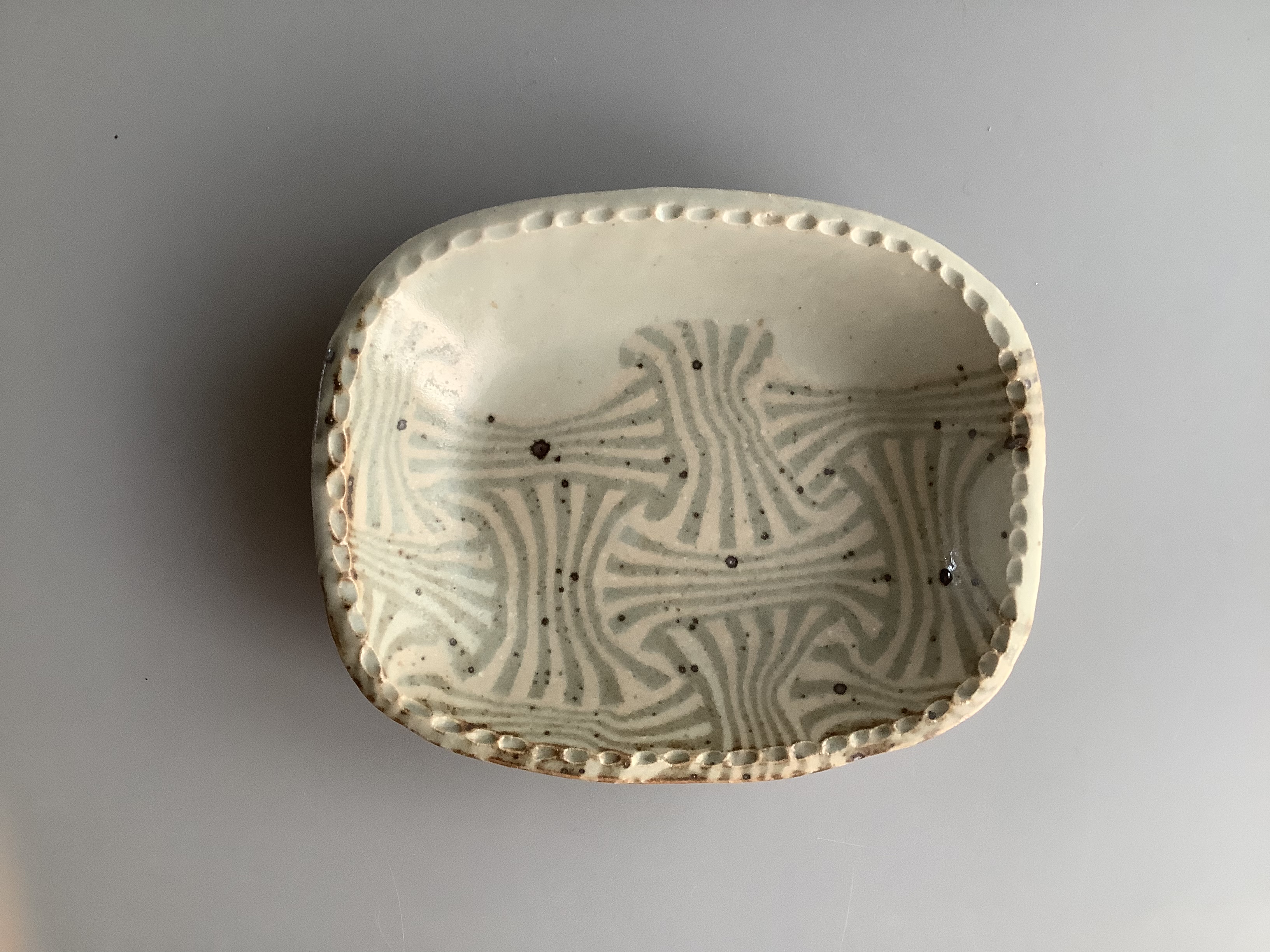 練り込み長方小鉢 網代 Iichi ハンドメイド クラフト作品 手仕事品の通販