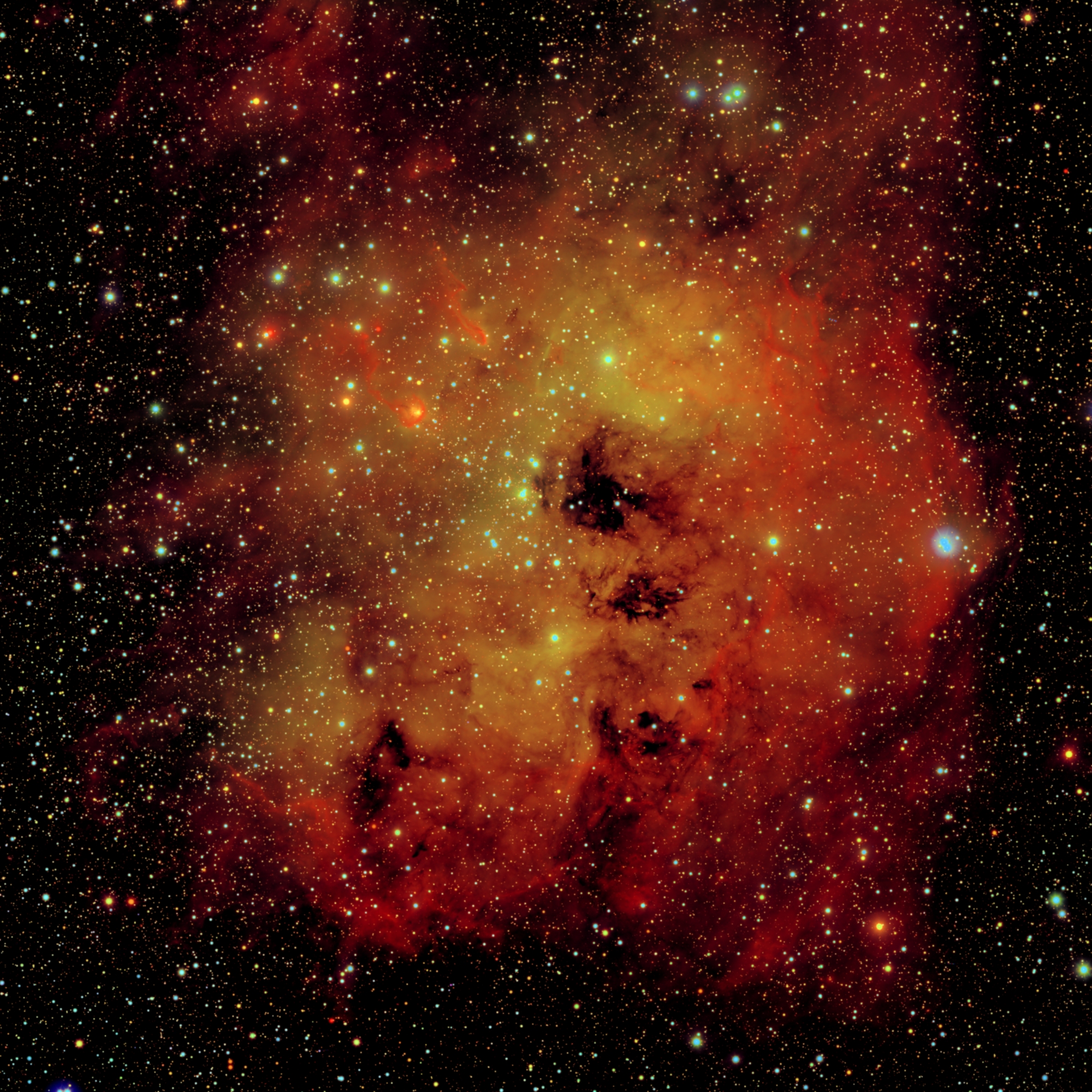 星雲ネックレス バラ星雲the Rosette Nebula Iichi ハンドメイド クラフト作品 手仕事品の通販