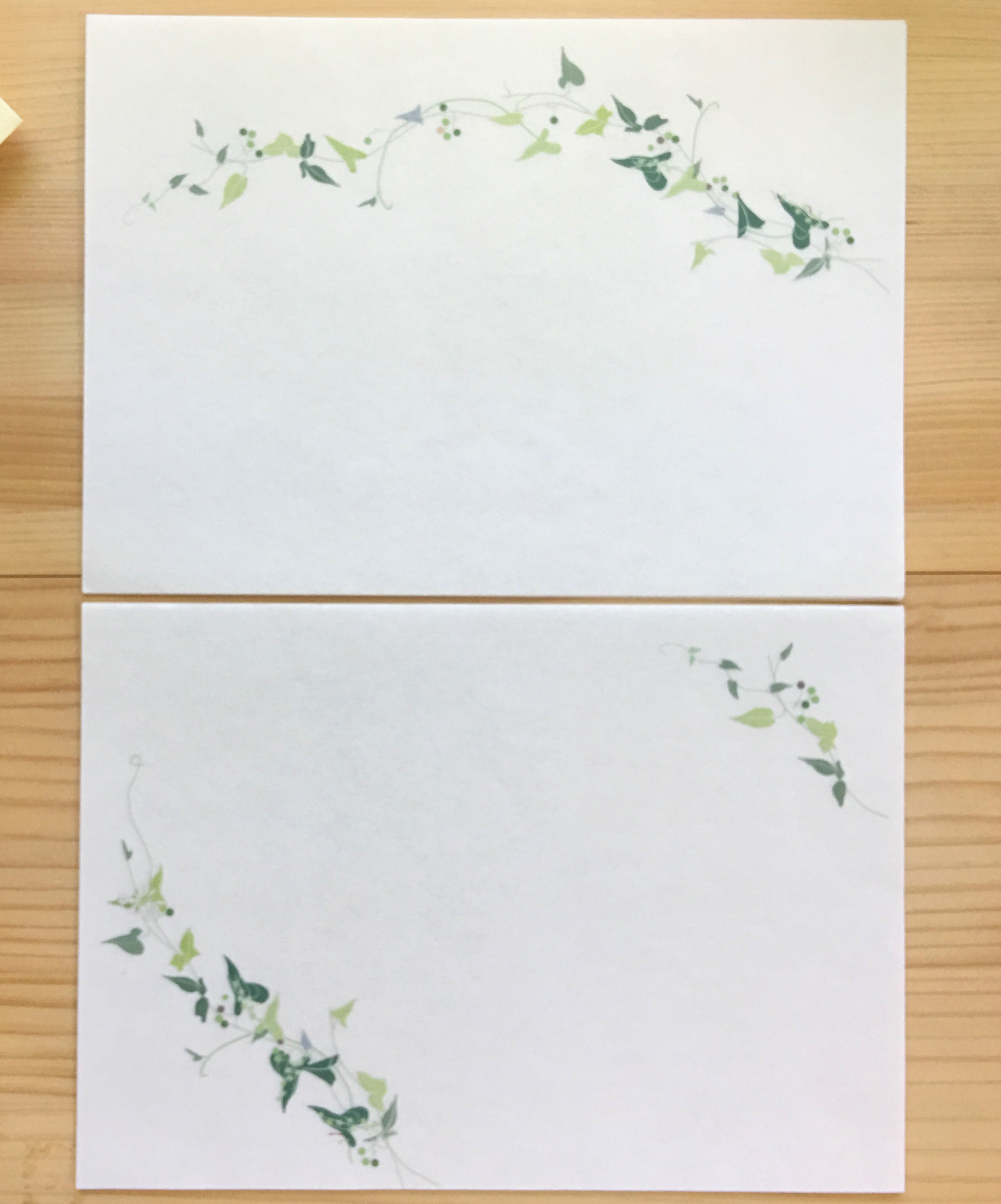 風露草と蔓草のカード Iichi ハンドメイド クラフト作品 手仕事品の通販