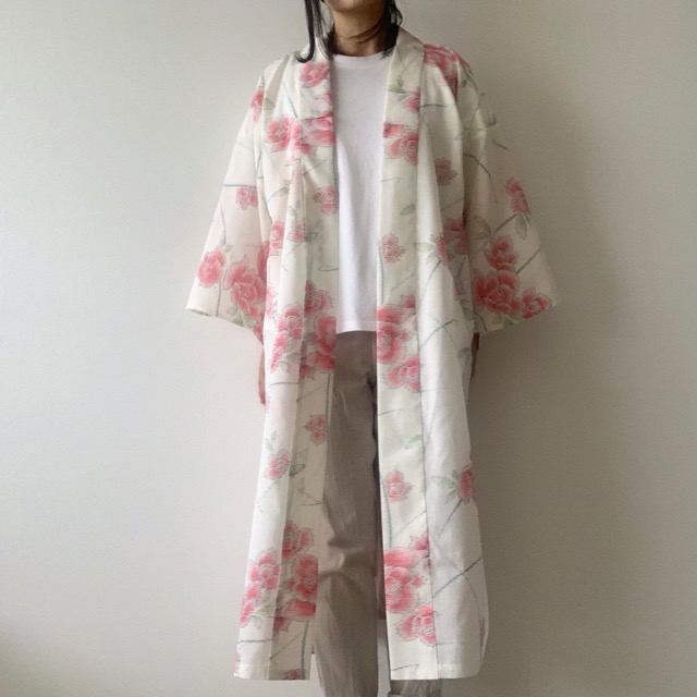 着物風ガウン 夏 薔薇 Iichi ハンドメイド クラフト作品 手仕事品の通販 着物風ガウン 夏 薔薇 Iichi ハンドメイド クラフト作品 手仕事品の通販