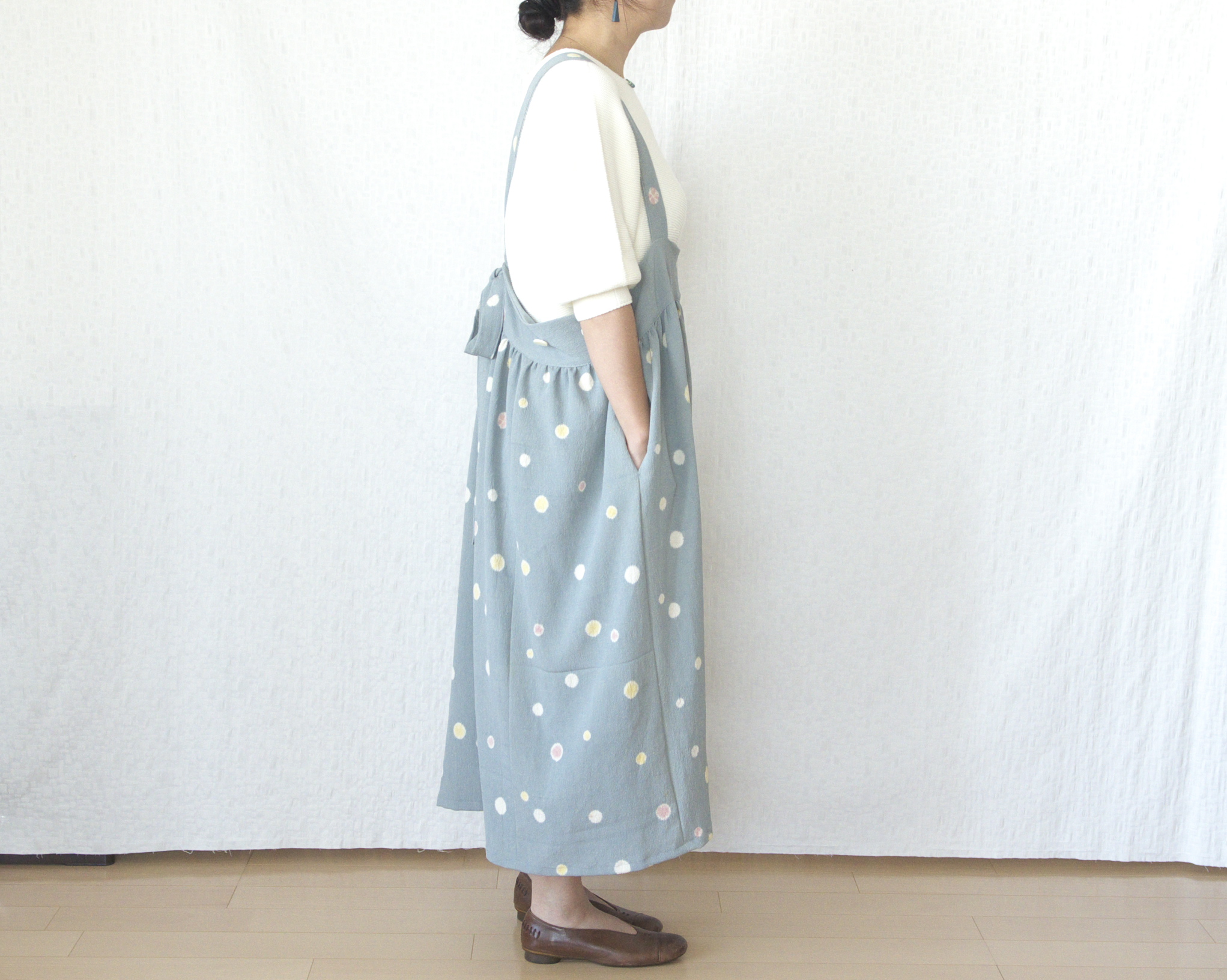 サロペットスカート Iichi ハンドメイド クラフト作品 手仕事品の通販