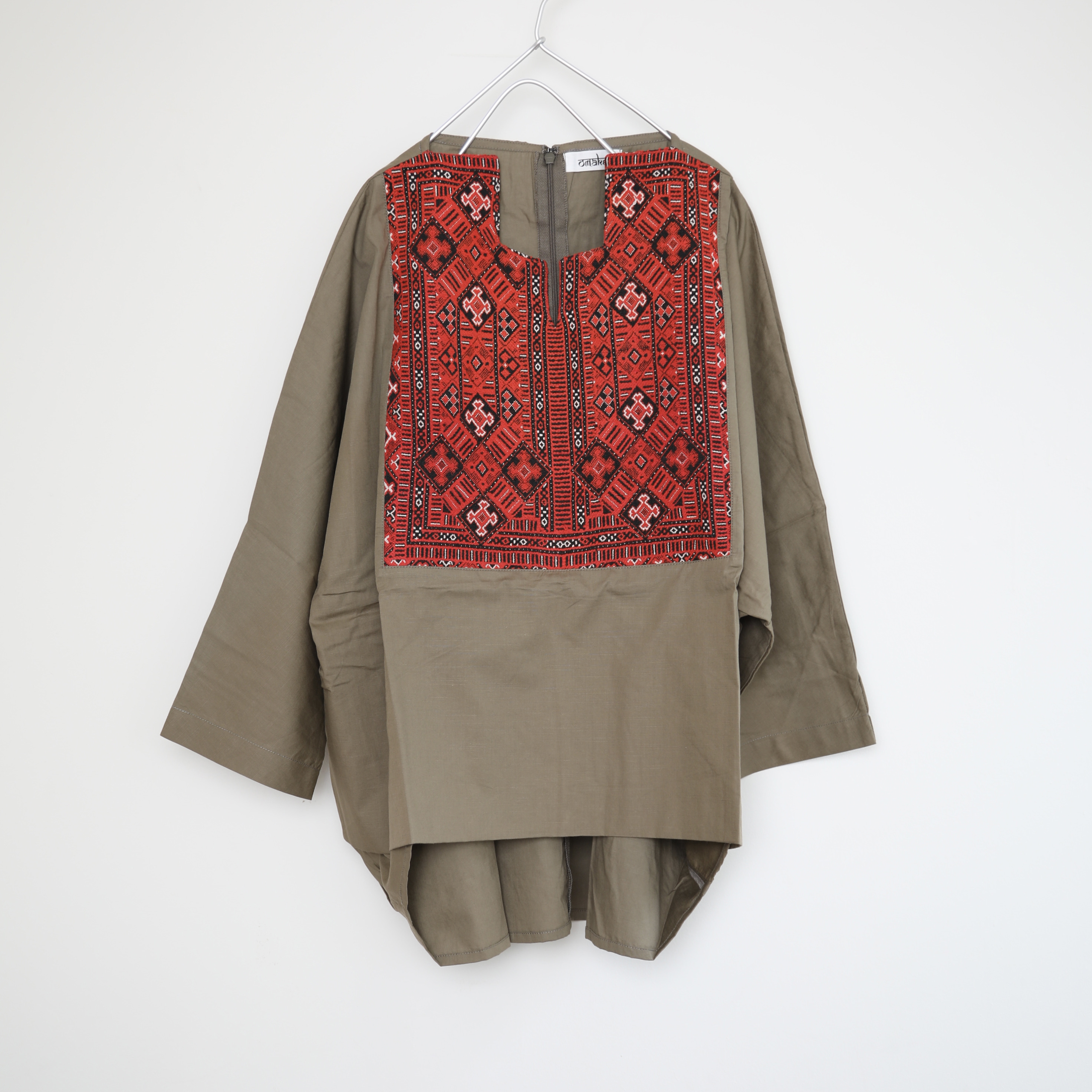 一点もの Barochi Tops Khaki 2 Iichi ハンドメイド クラフト作品 手仕事品の通販