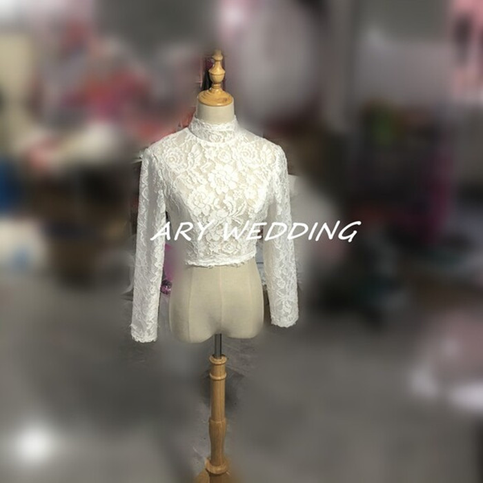 ウエディングドレス ボレロ ハイネック 3d立体レース刺繍 花嫁 ウェディングドレス ブライズメイド 結婚式 披露宴 Iichi ハンドメイド クラフト作品 手仕事品の通販