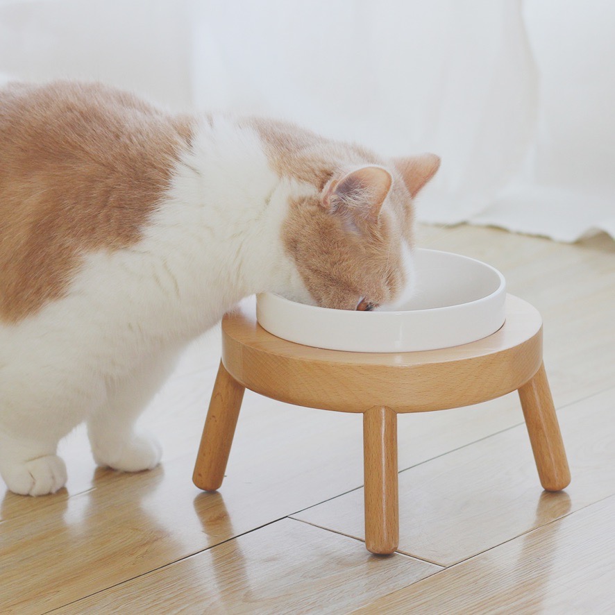 受注生産 職人手作り 木製餌台 ペット餌入れ キャット用トレー 猫家具 天然木 木工 おうち時間 木目 エコ Lr18 Iichi ハンドメイド クラフト作品 手仕事品の通販