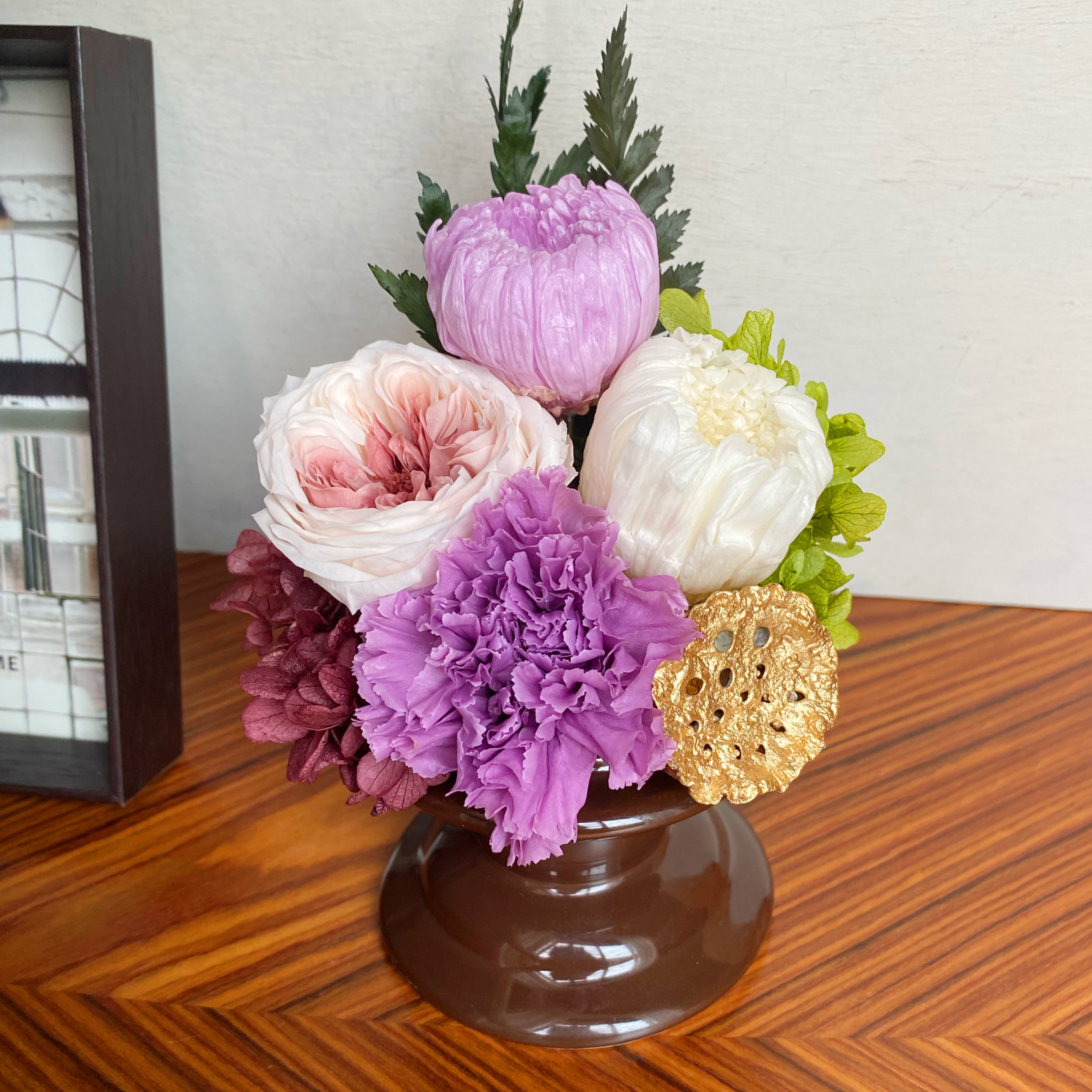 プリサーブドフラワー 仏花アレンジメント I Iichi ハンドメイド クラフト作品 手仕事品の通販
