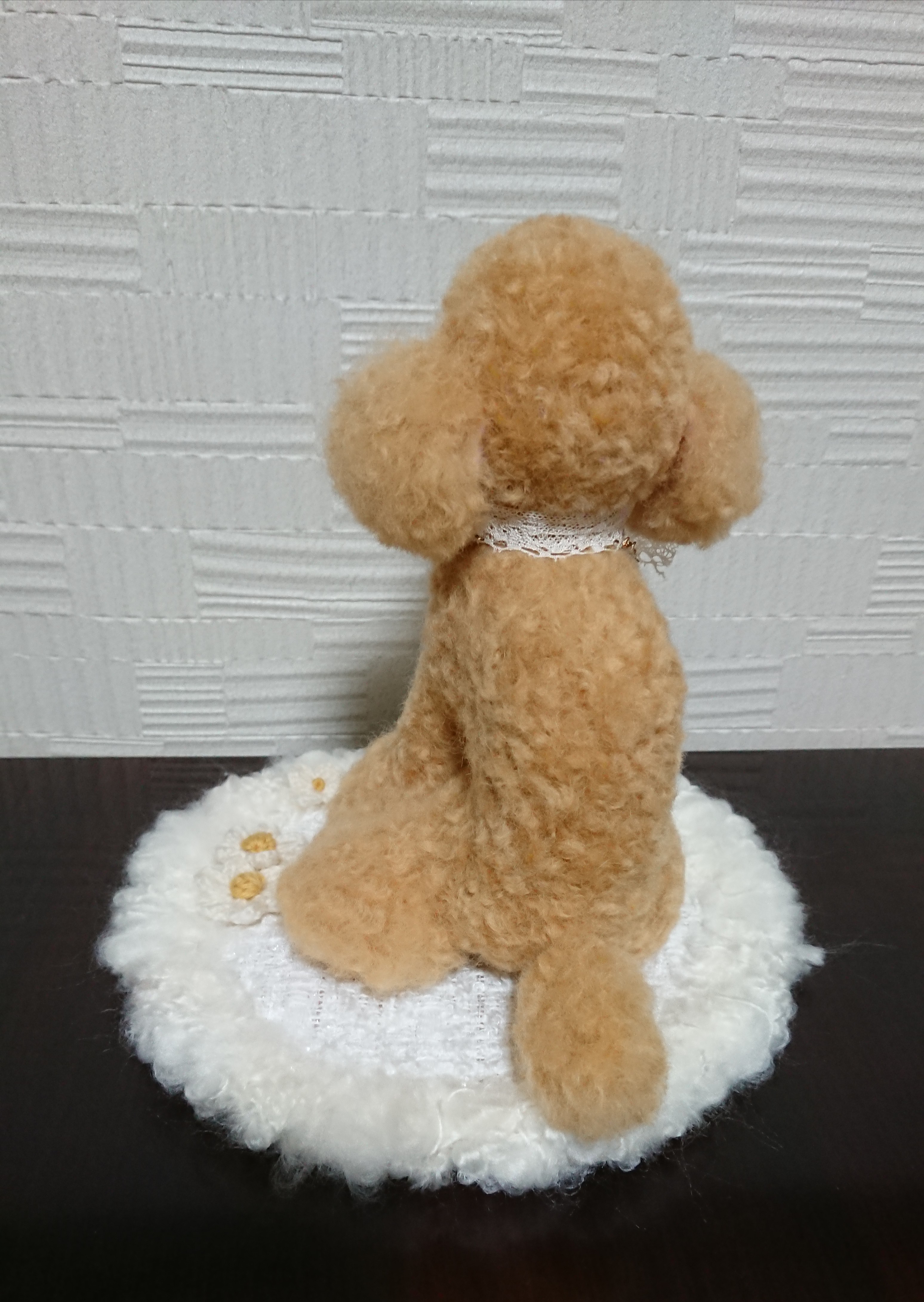羊毛フェルト　トイプードル　アプリコット おもちゃ/人形 趣味/おもちゃ ハンドメイド 激安 質屋