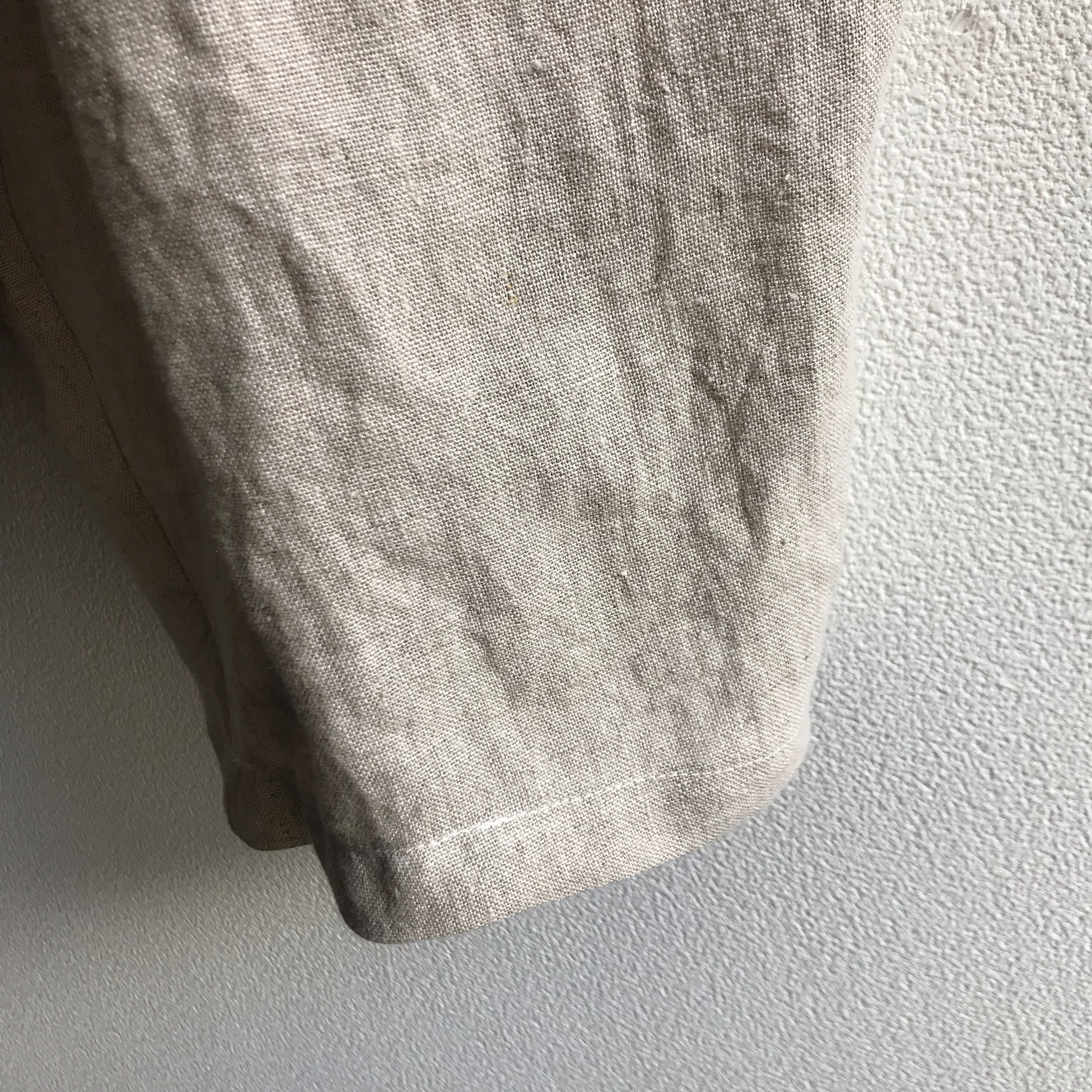 生成り色リネンのパンツ 035 Iichi ハンドメイド クラフト作品 手仕事品の通販