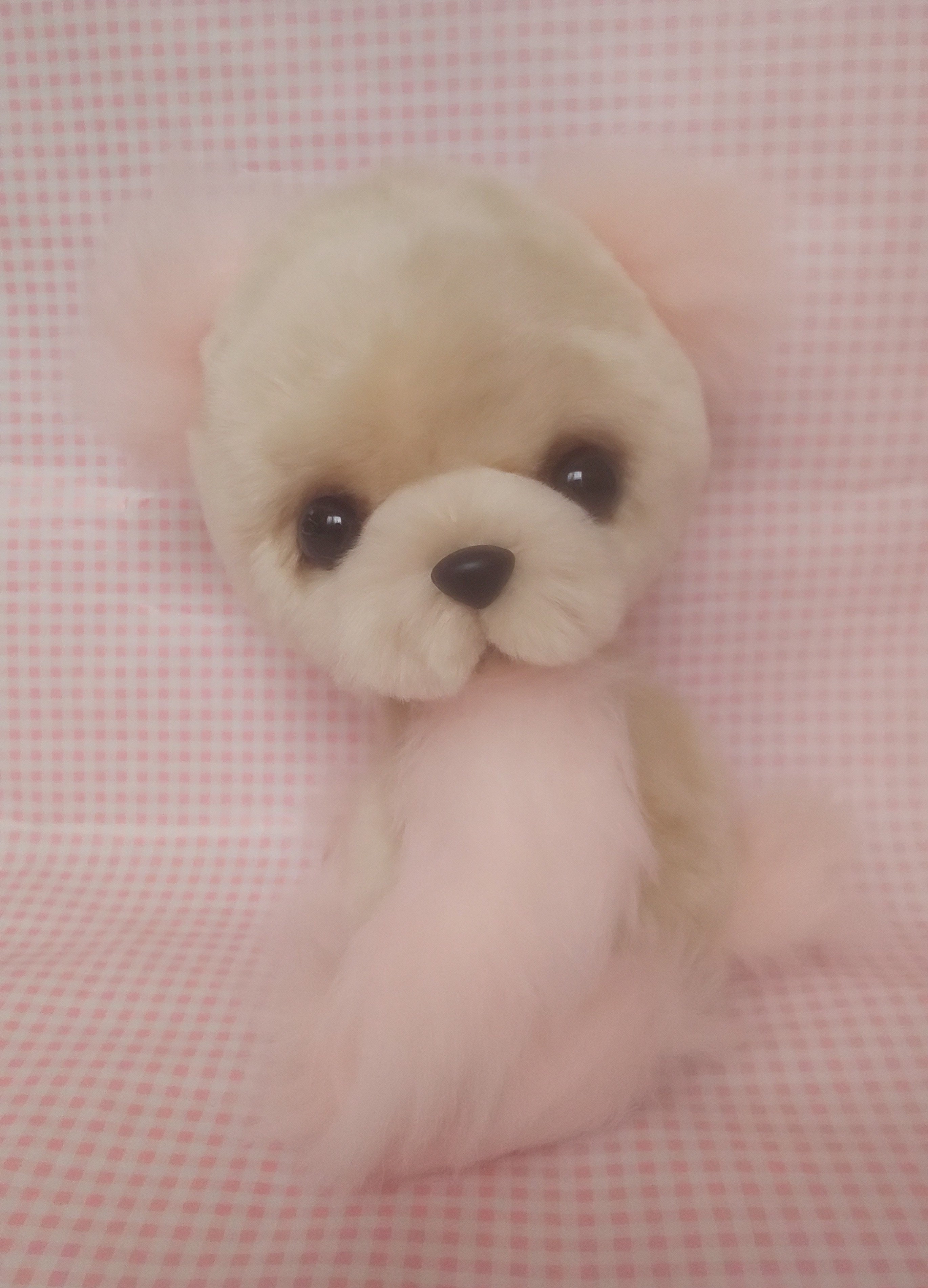 ふわふわぬいぐるみ ミルキーパンダ ピンク ゆめかわ Iichi ハンドメイド クラフト作品 手仕事品の通販