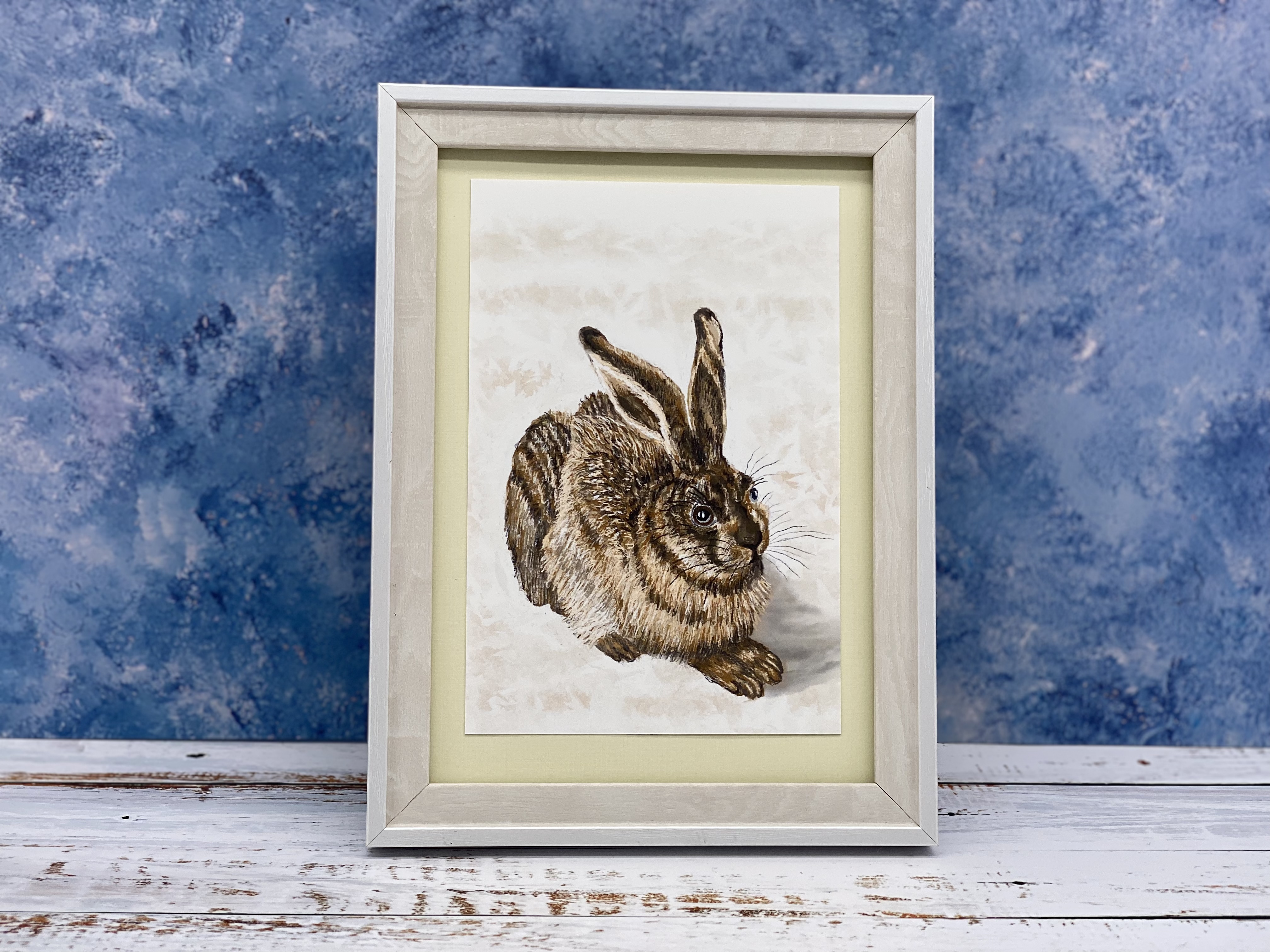うさぎの絵画 モチーフ デューラー 野うさぎ 同柄ポストカード3枚セット Iichi ハンドメイド クラフト作品 手仕事品の通販