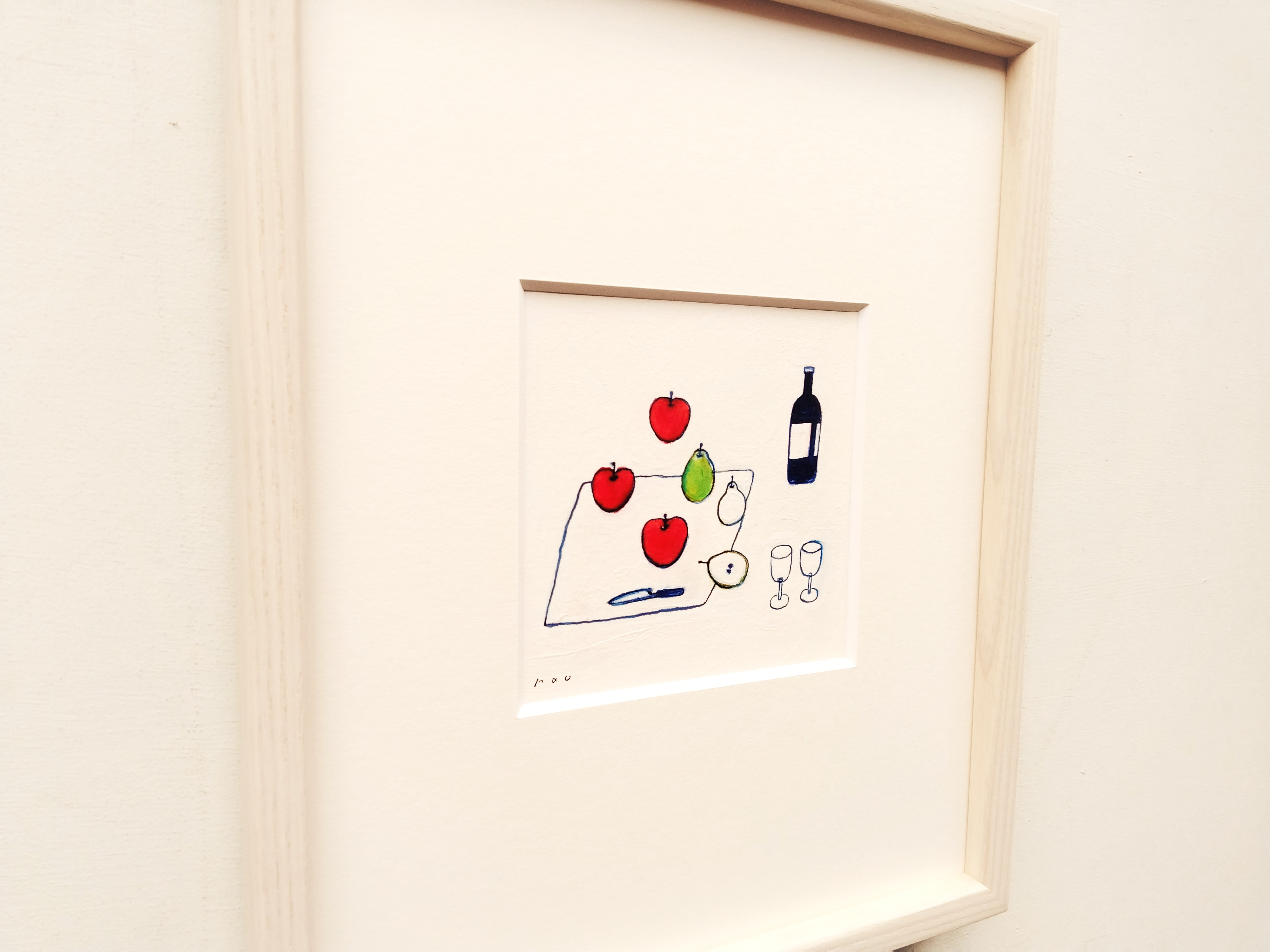 原画 楽しい季節 水彩イラスト 木製額縁入り Iichi ハンドメイド クラフト作品 手仕事品の通販