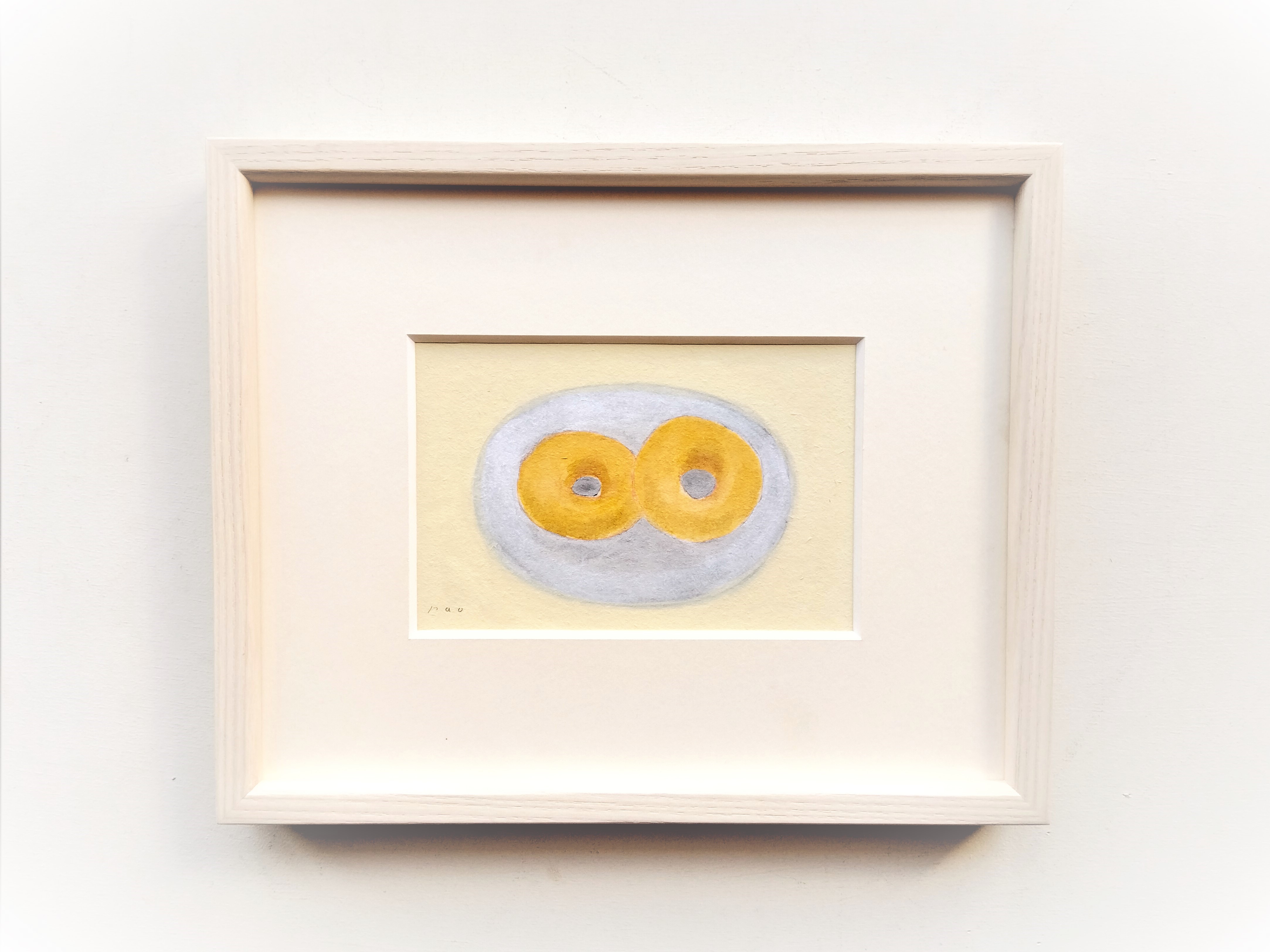 原画 ドーナツ 水彩イラスト 木製額縁入り 再販 Iichi ハンドメイド クラフト作品 手仕事品の通販