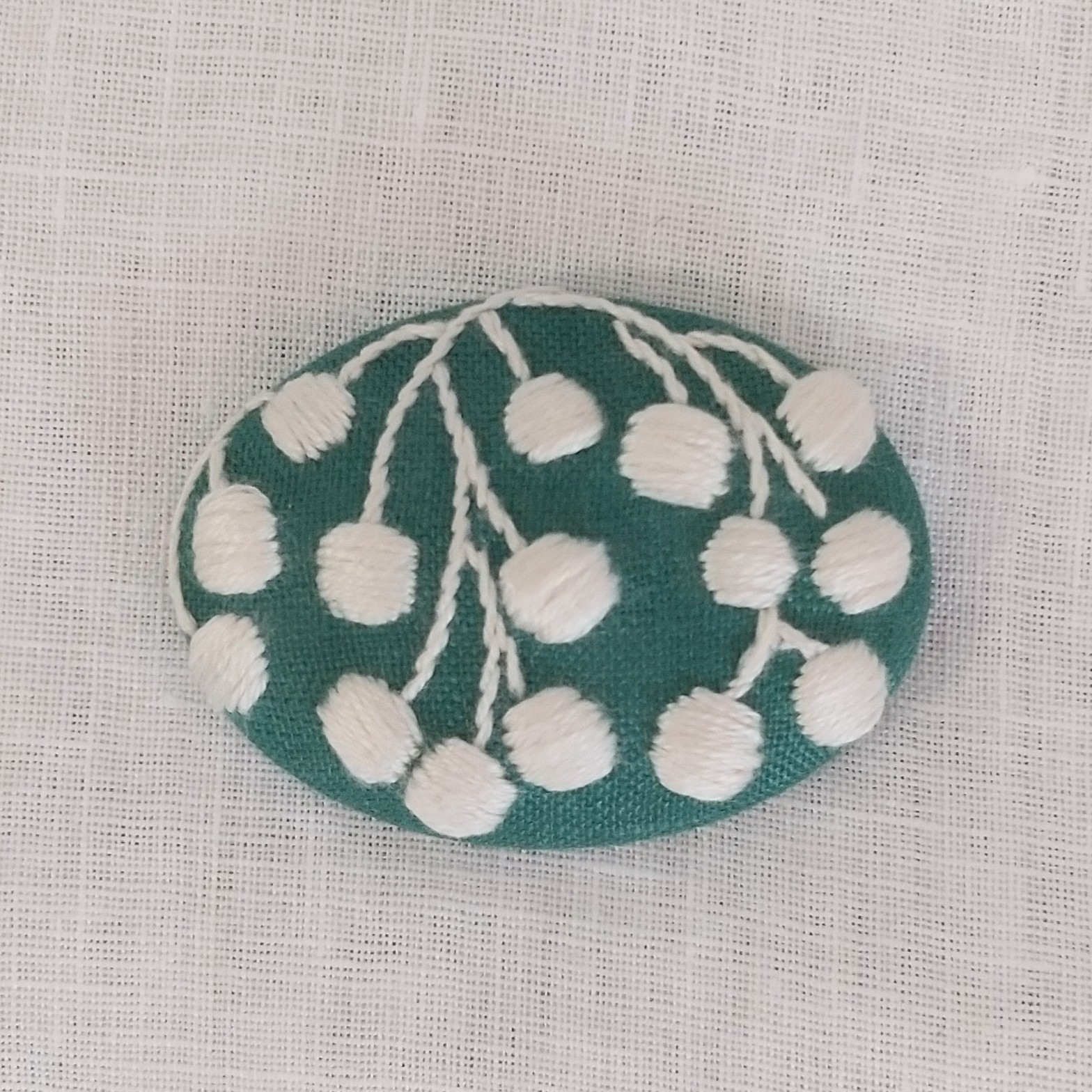 刺繍ブローチ Konomi Iichi ハンドメイド クラフト作品 手仕事品の通販
