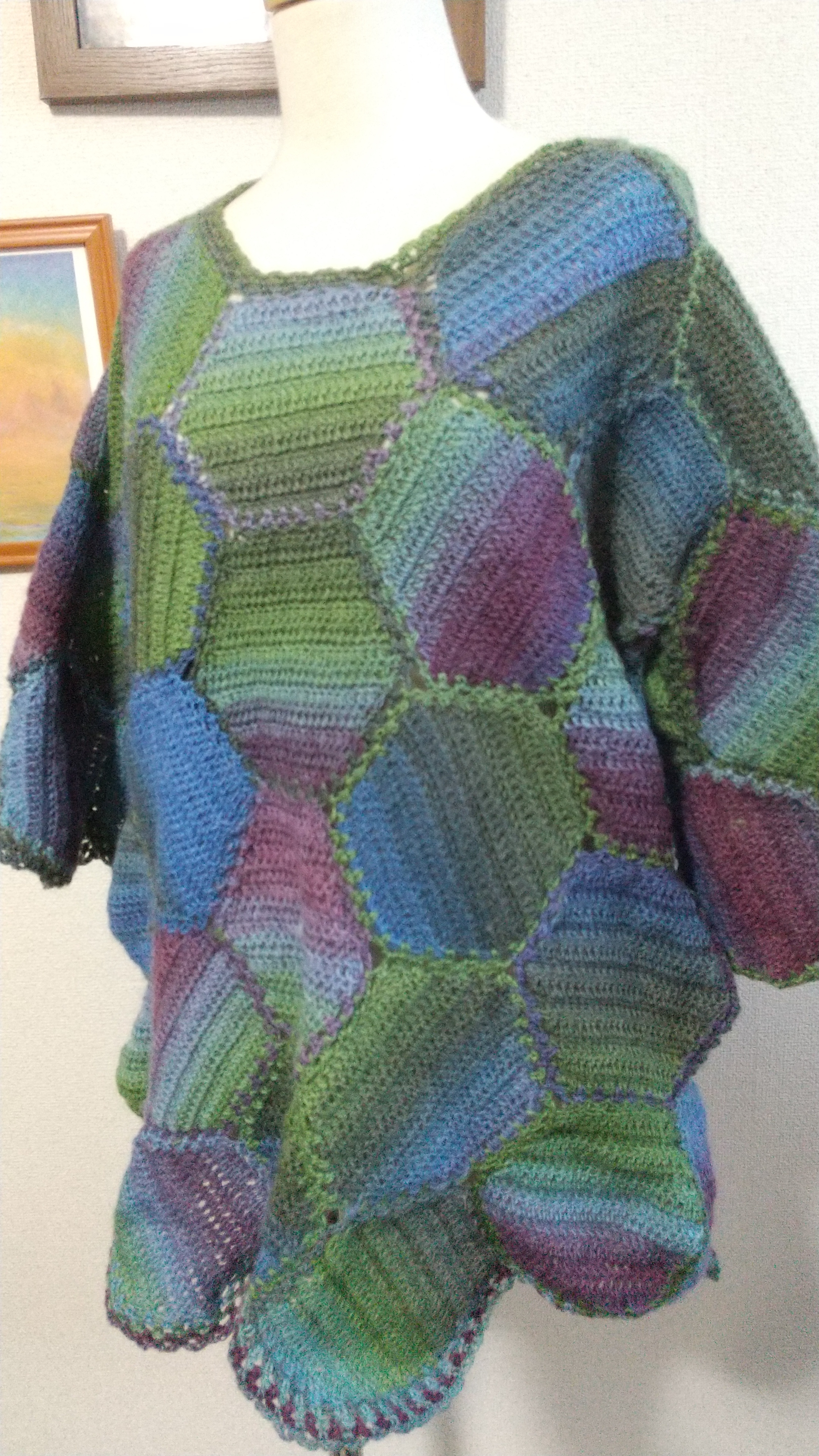 ヘキサゴンワンピース Iichi ハンドメイド クラフト作品 手仕事品の通販