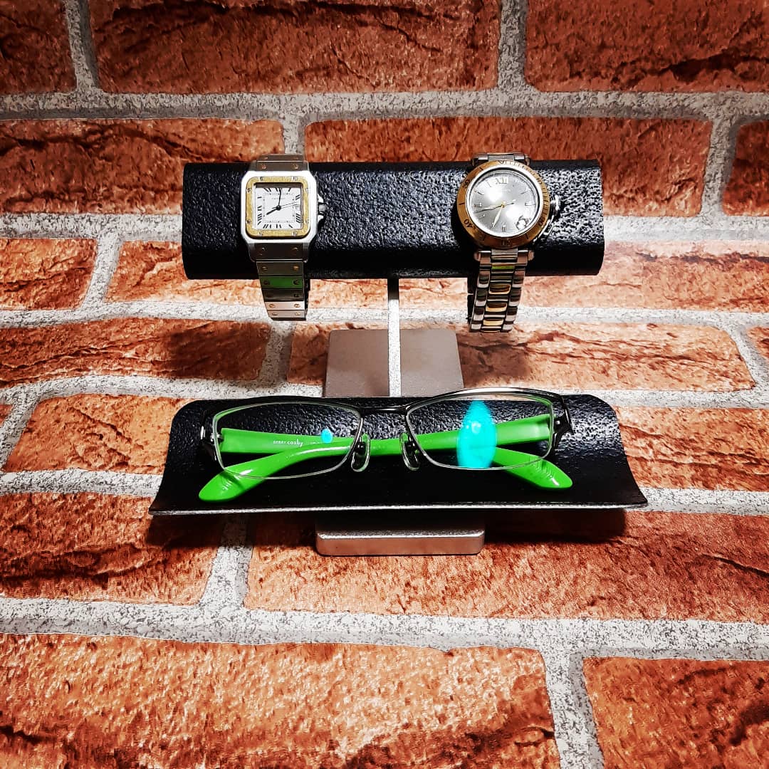 腕時計スタンド かわいい 腕時計スタンド おしゃれ ブラック時計スタンド Ak Design 受注製作 No 1165 Iichi ハンドメイド クラフト作品 手仕事品の通販