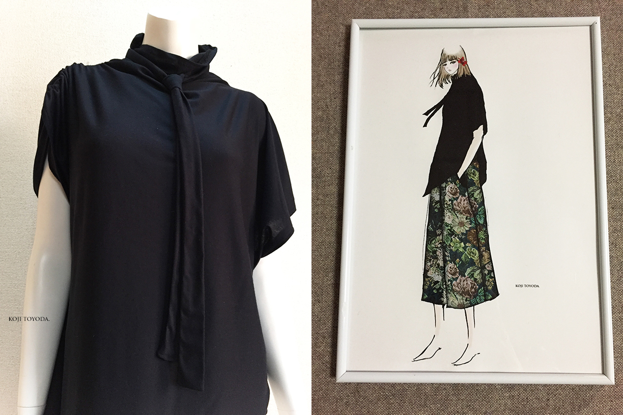 1点もの デザイン画付き アシメトリー薄ニットトップス 2 Koji Toyoda Iichi ハンドメイド クラフト作品 手仕事品の通販 1点もの デザイン画付き アシメトリー薄ニットトップス 2 Koji Toyoda Iichi ハンドメイド クラフト作品 手仕事品の通販