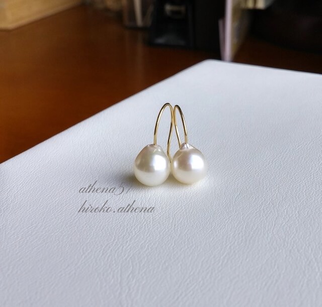 pp-230.14KHG or 18K/線径0.8φ/小粒アコヤパールピアス