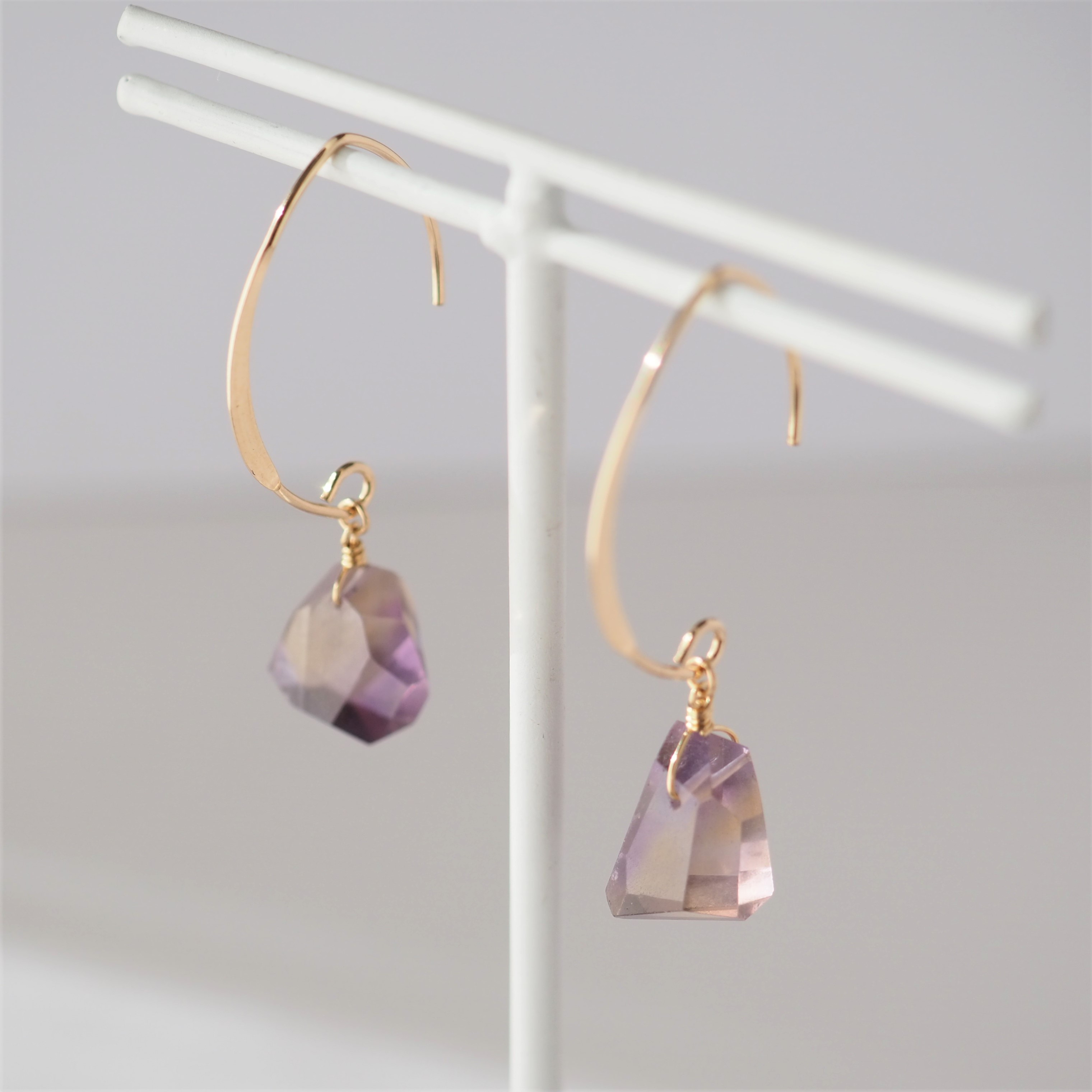 アメトリンピアス | iichi ハンドメイド・クラフト作品・手仕事品の通販