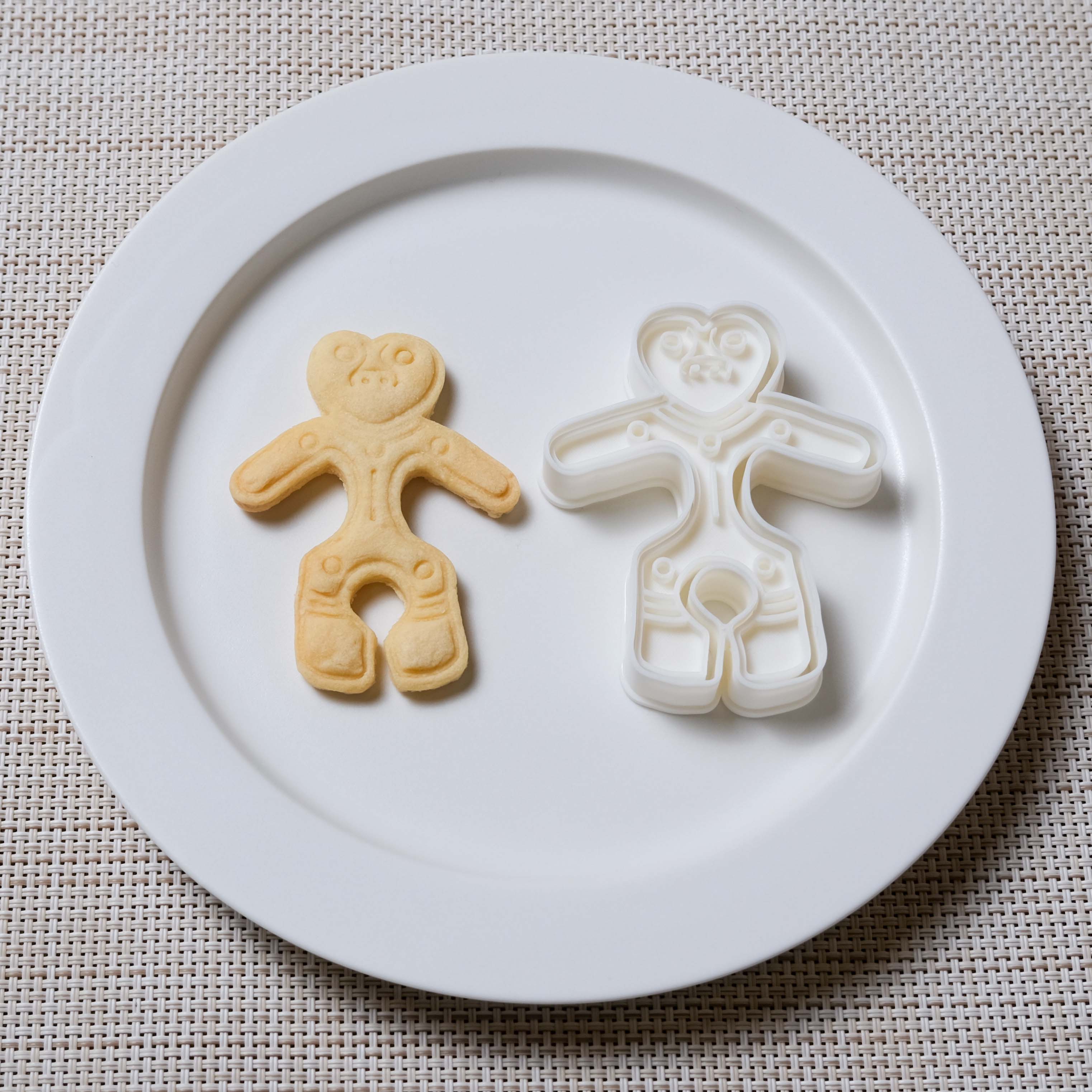 抱っこする ハート形土偶 クッキーカッター クッキー型 Iichi ハンドメイド クラフト作品 手仕事品の通販