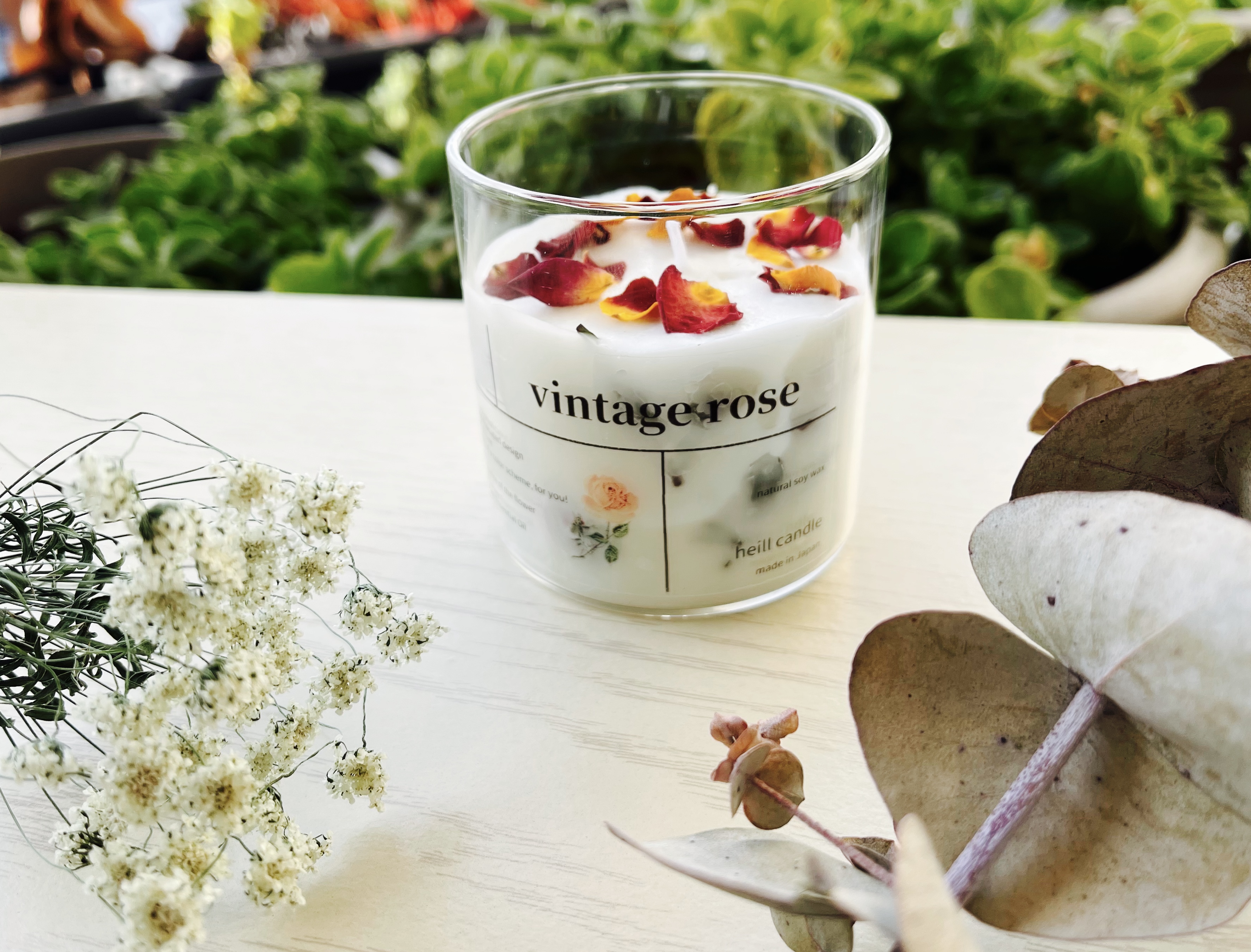 22 春 新作 ヴィンテージ ローズのアロマキャンドル 贅沢ブレンド Iichi ハンドメイド クラフト作品 手仕事品の通販
