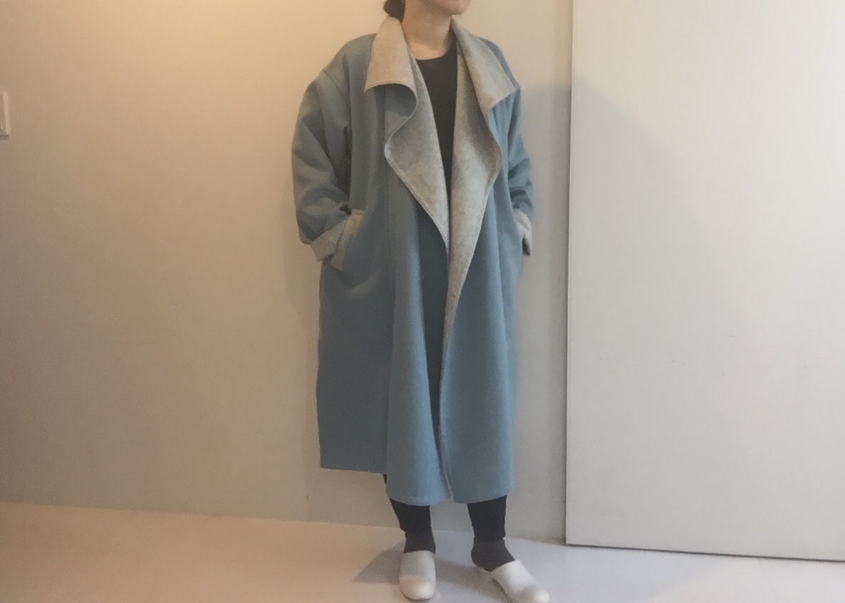 春カラーコート 水色 グレー Iichi ハンドメイド クラフト作品 手仕事品の通販 春カラーコート 水色 グレー Iichi ハンドメイド クラフト作品 手仕事品の通販